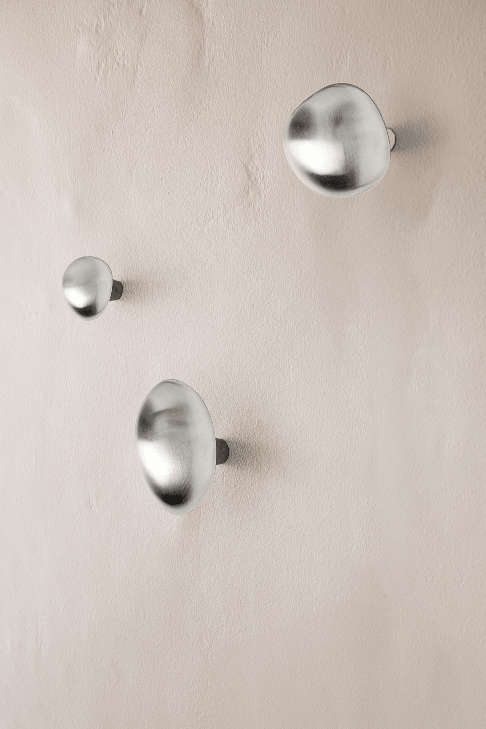 Mushroom Hook Brushed Stainless Steel