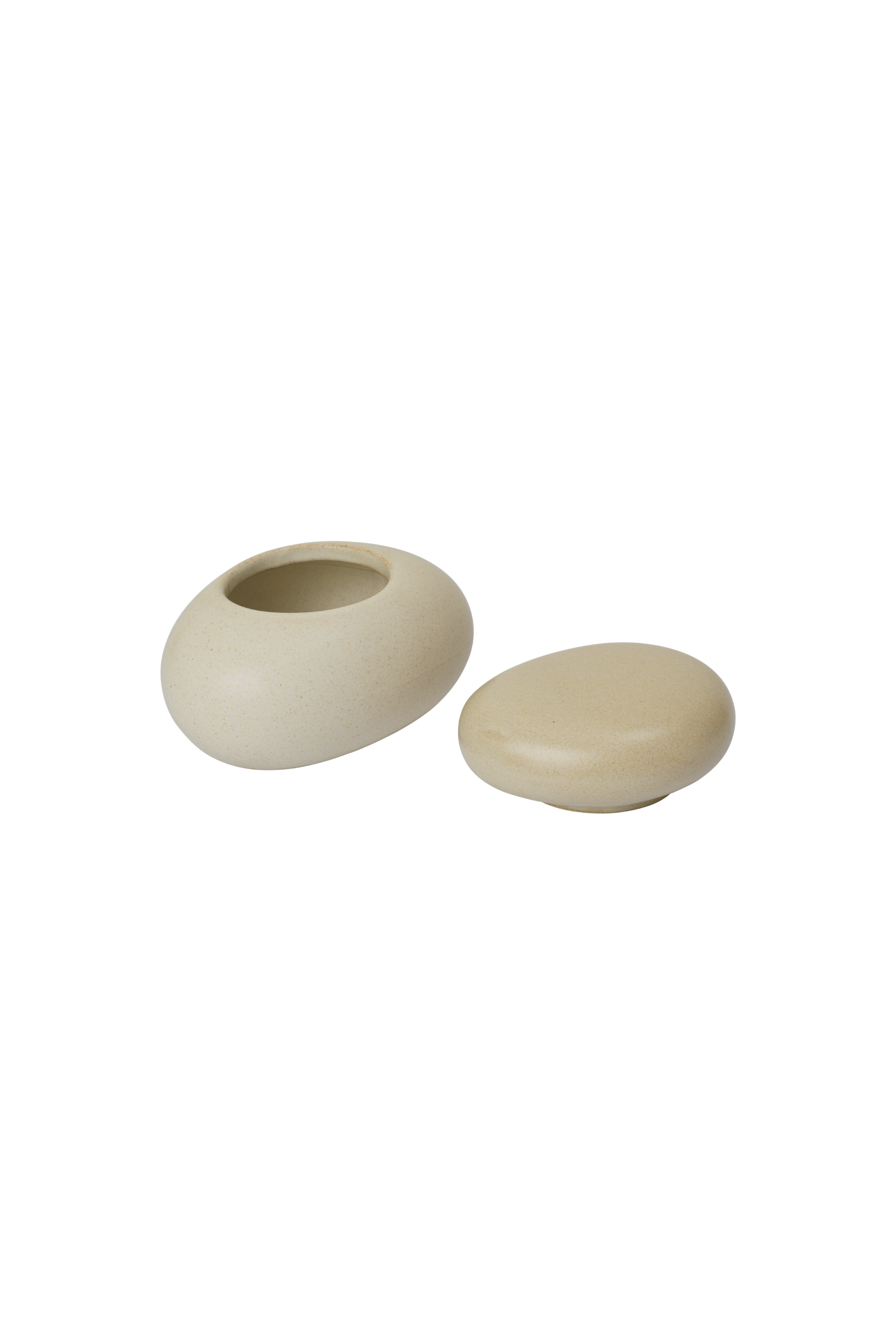 Pebble Box Small Sand/Cream