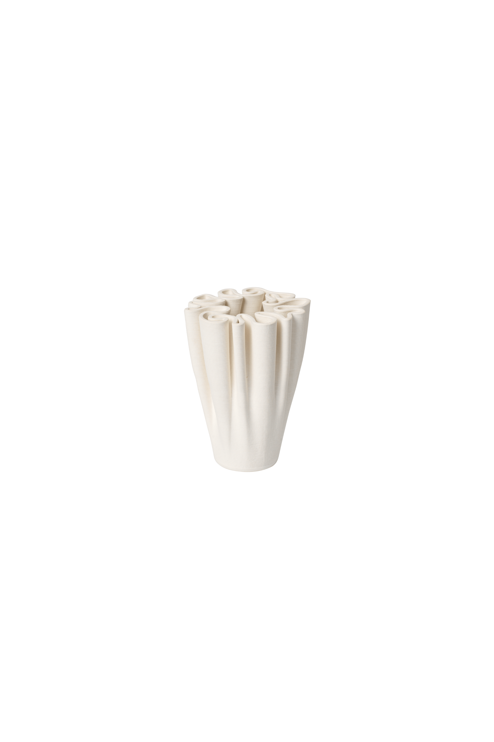 Dedali Vase Small Off-White