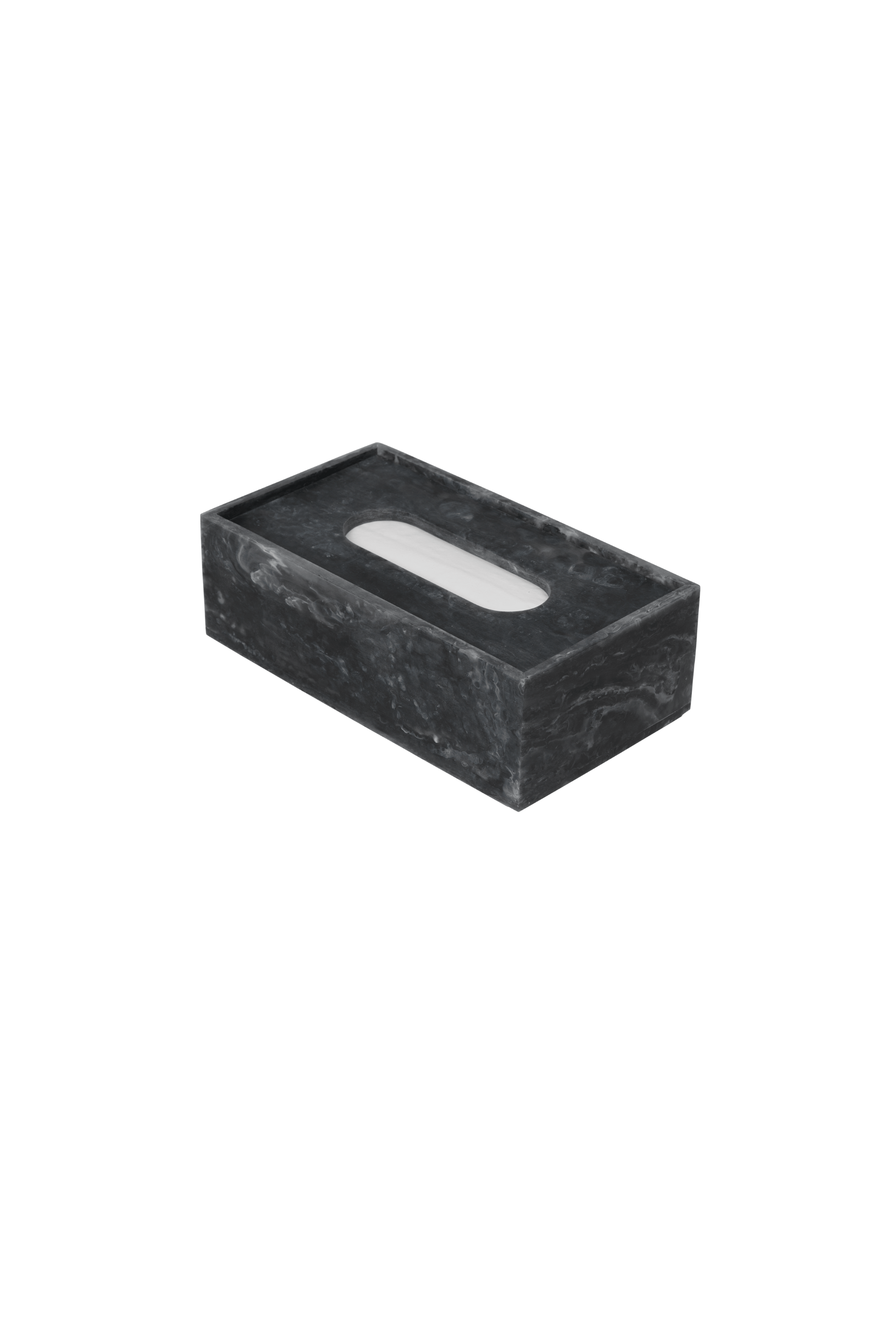 Mist Tissue Box Charcoal