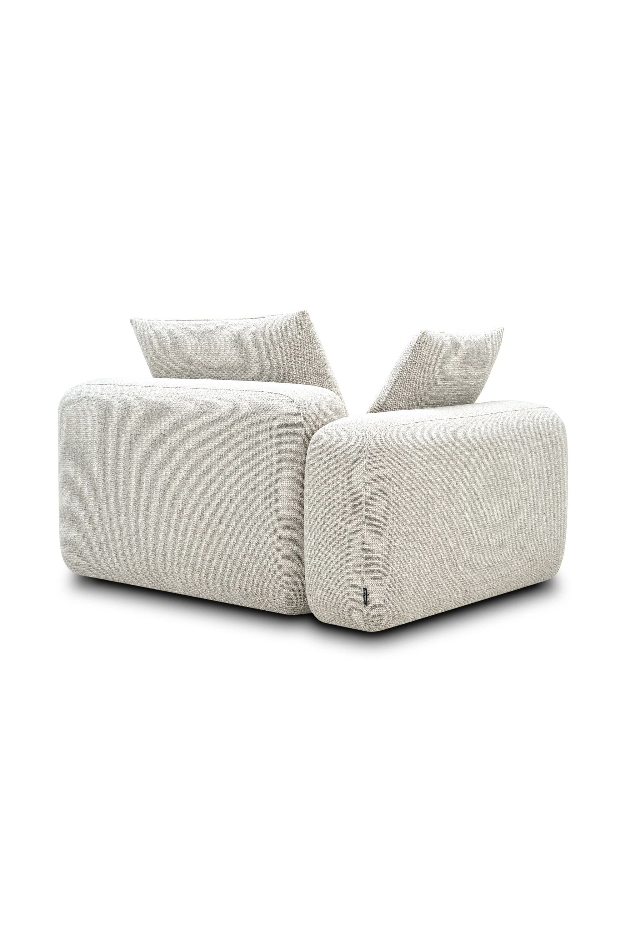 Hailey Module, 1-seater arm left Nola Sand