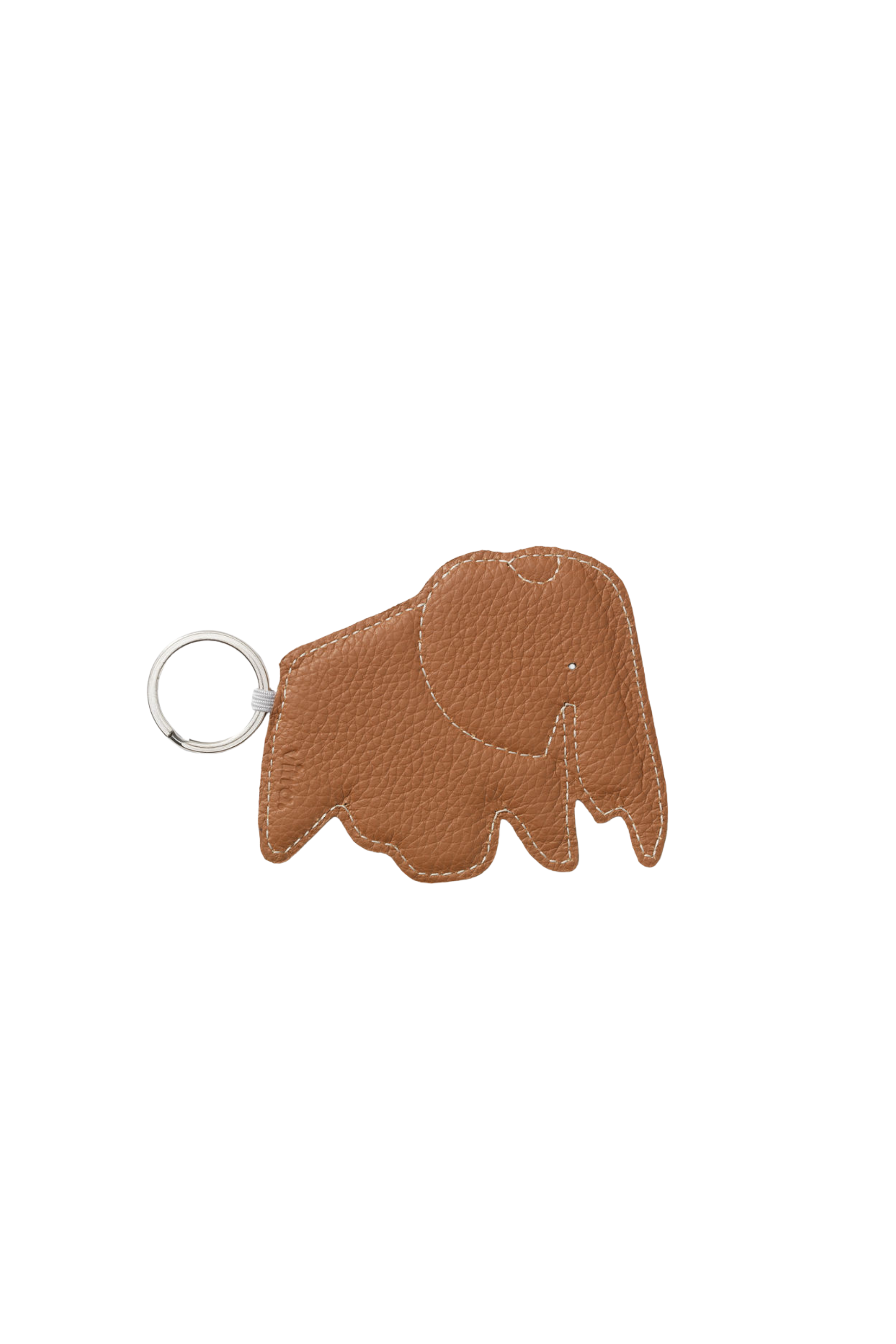 Elephant Keychain Cognac