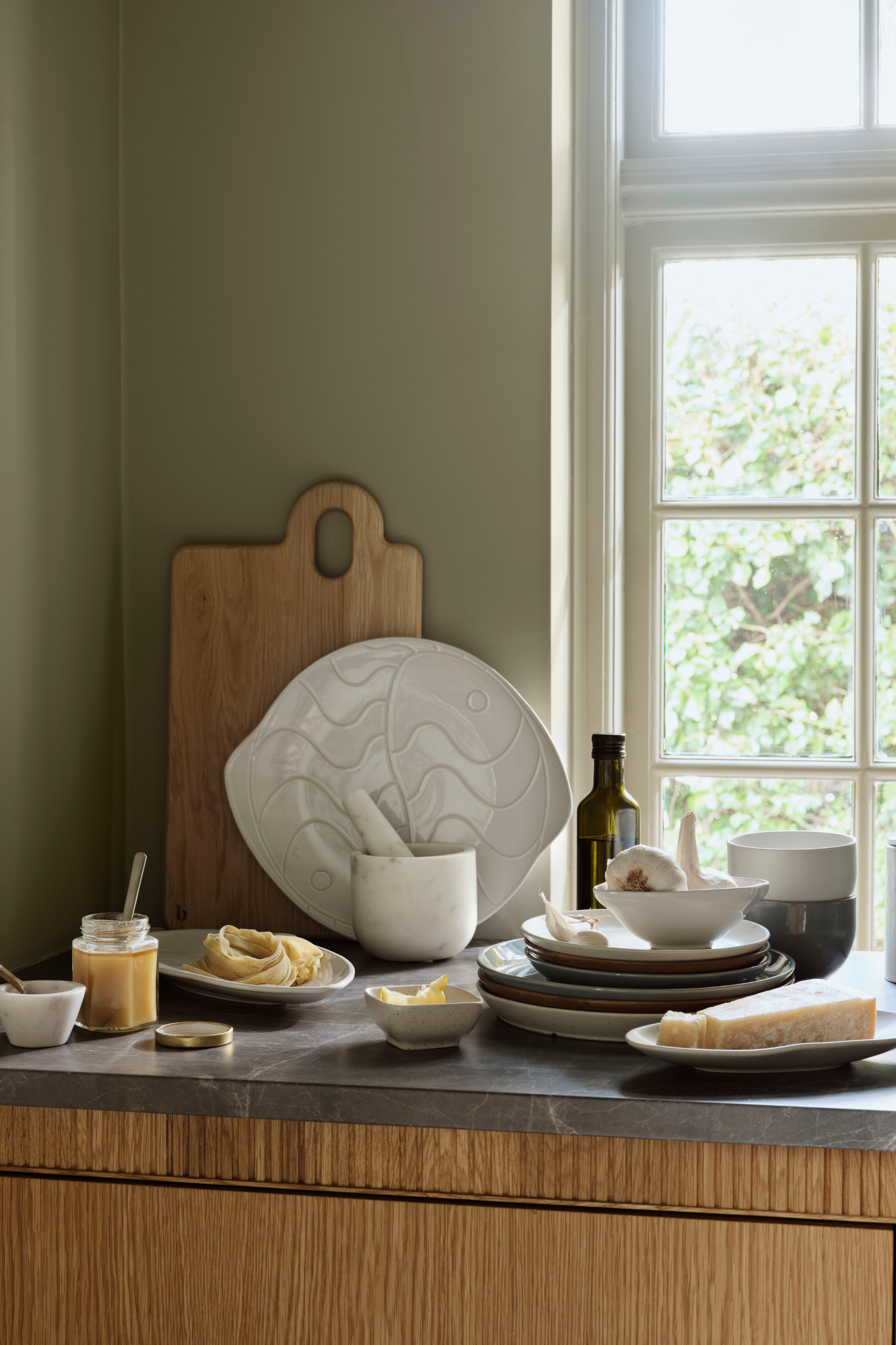 Marina mozsár, fehér