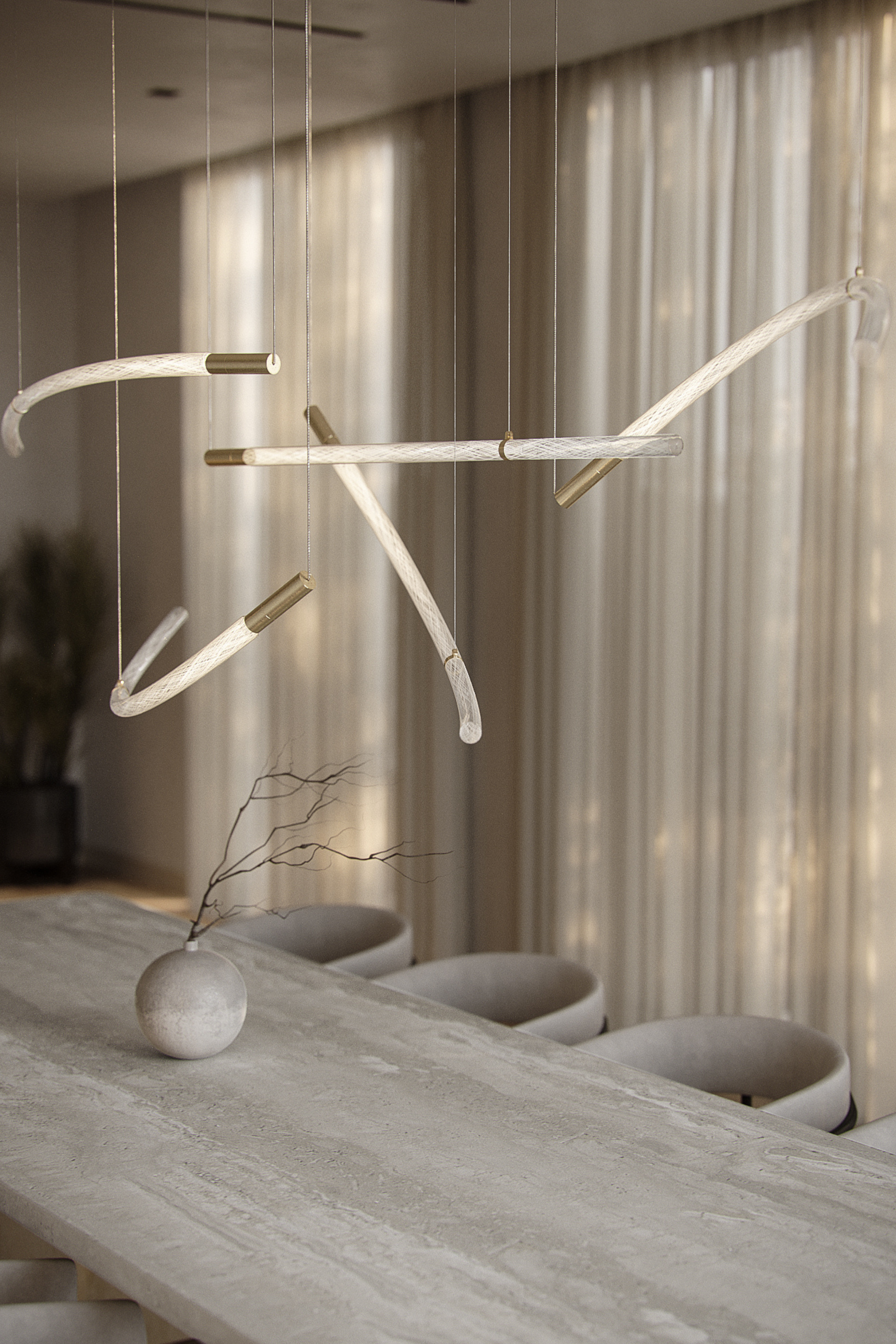 Flare pendant composition