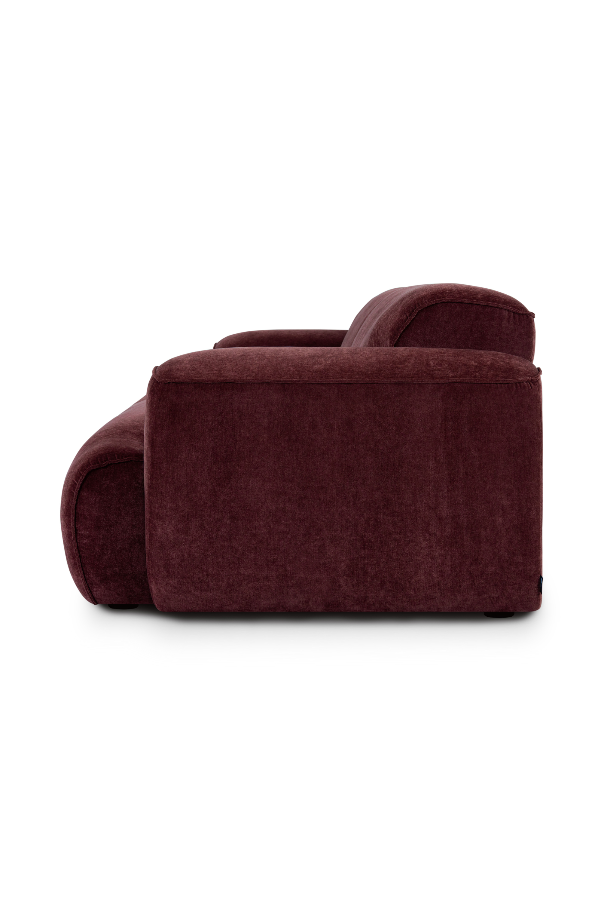 Greta Moss Burgundy Sofa