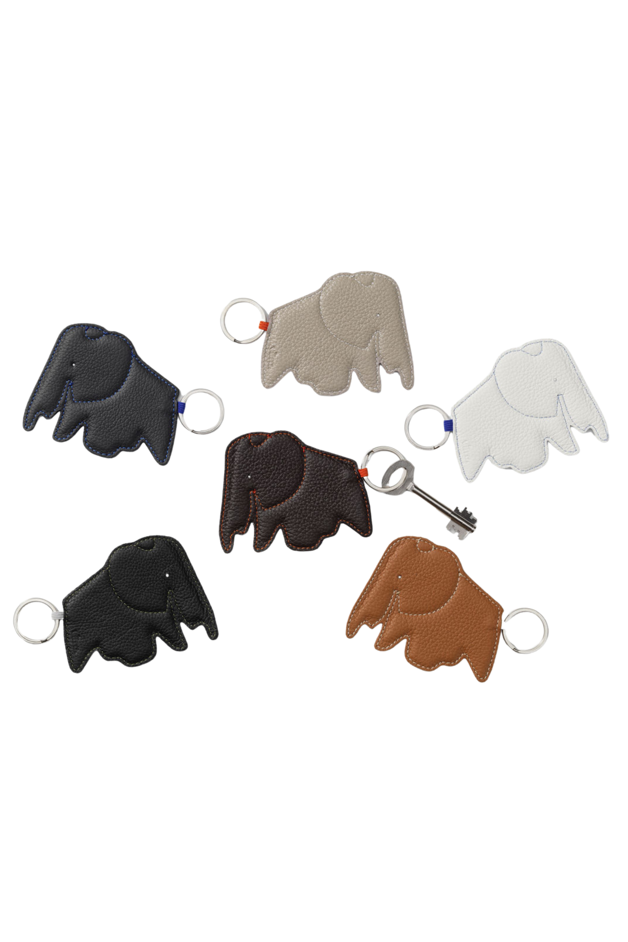 Elephant Keychain Nero