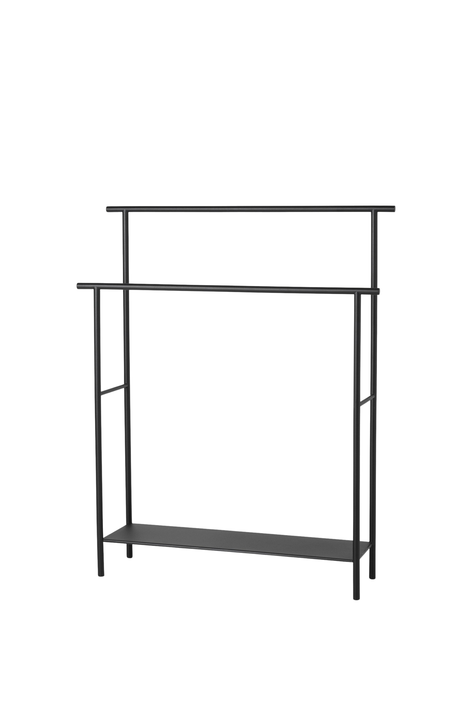 Dora black towel stand