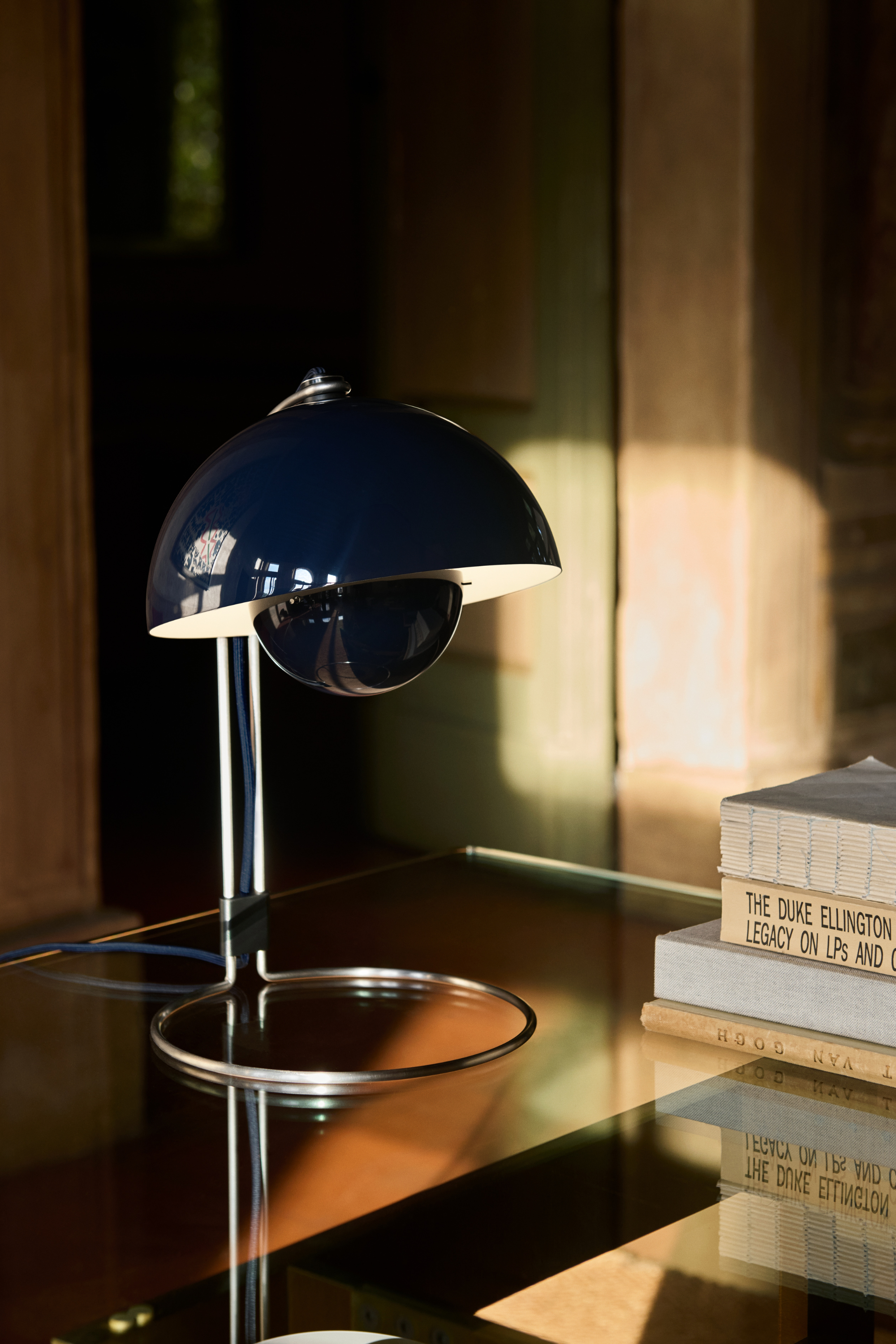 Flowerpot VP4 Acélkék Lámpa