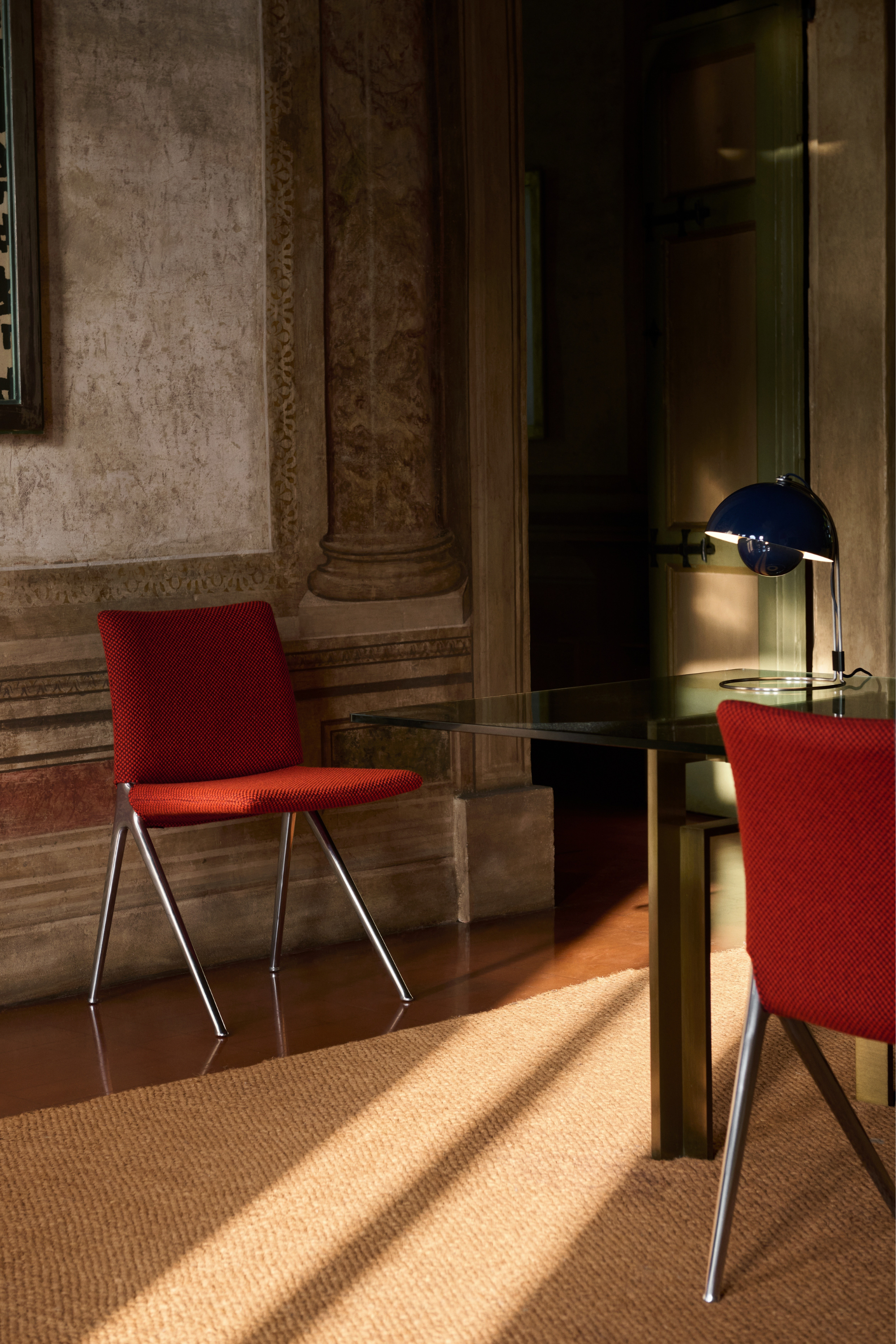 Flowerpot VP4 Acélkék Lámpa