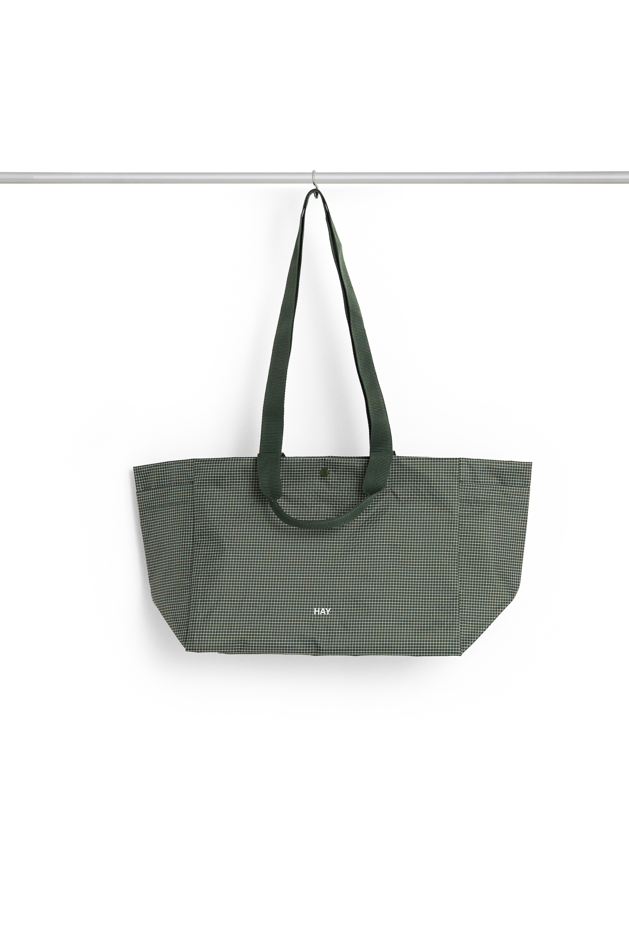Grid Weekend Bag Small Dark green
