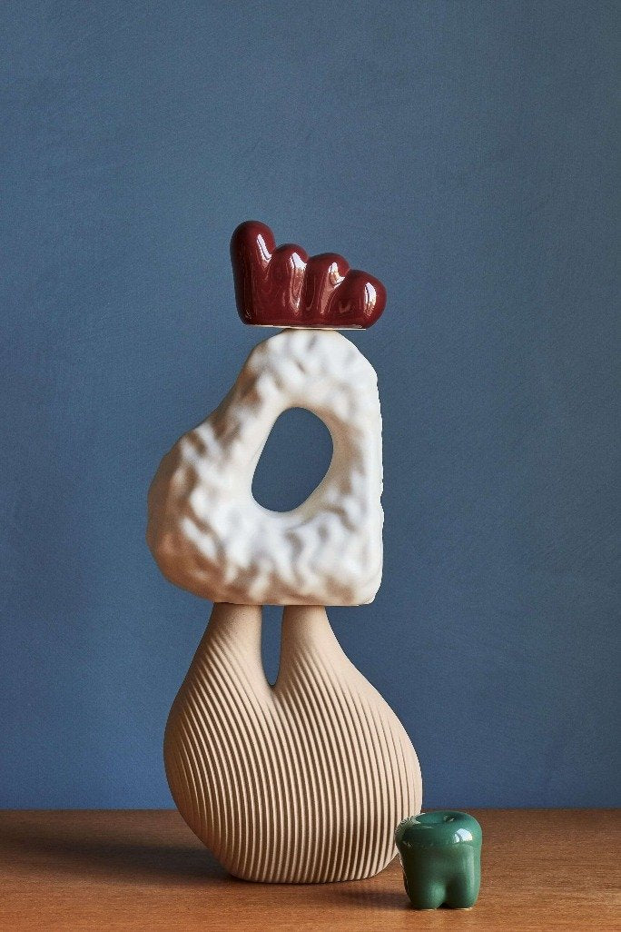 W&S Chamber bézs váza