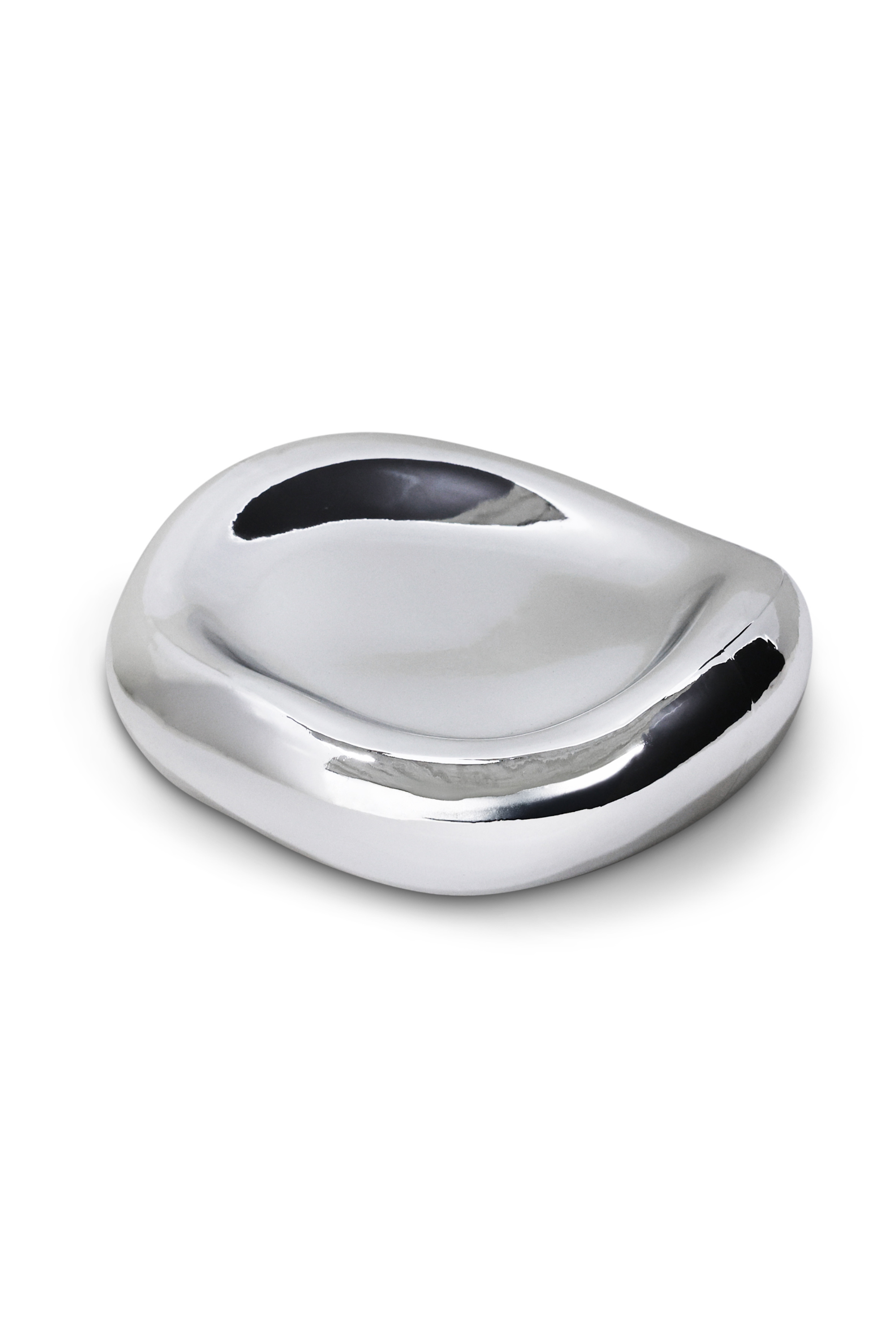 Gleam glass bowl chrome