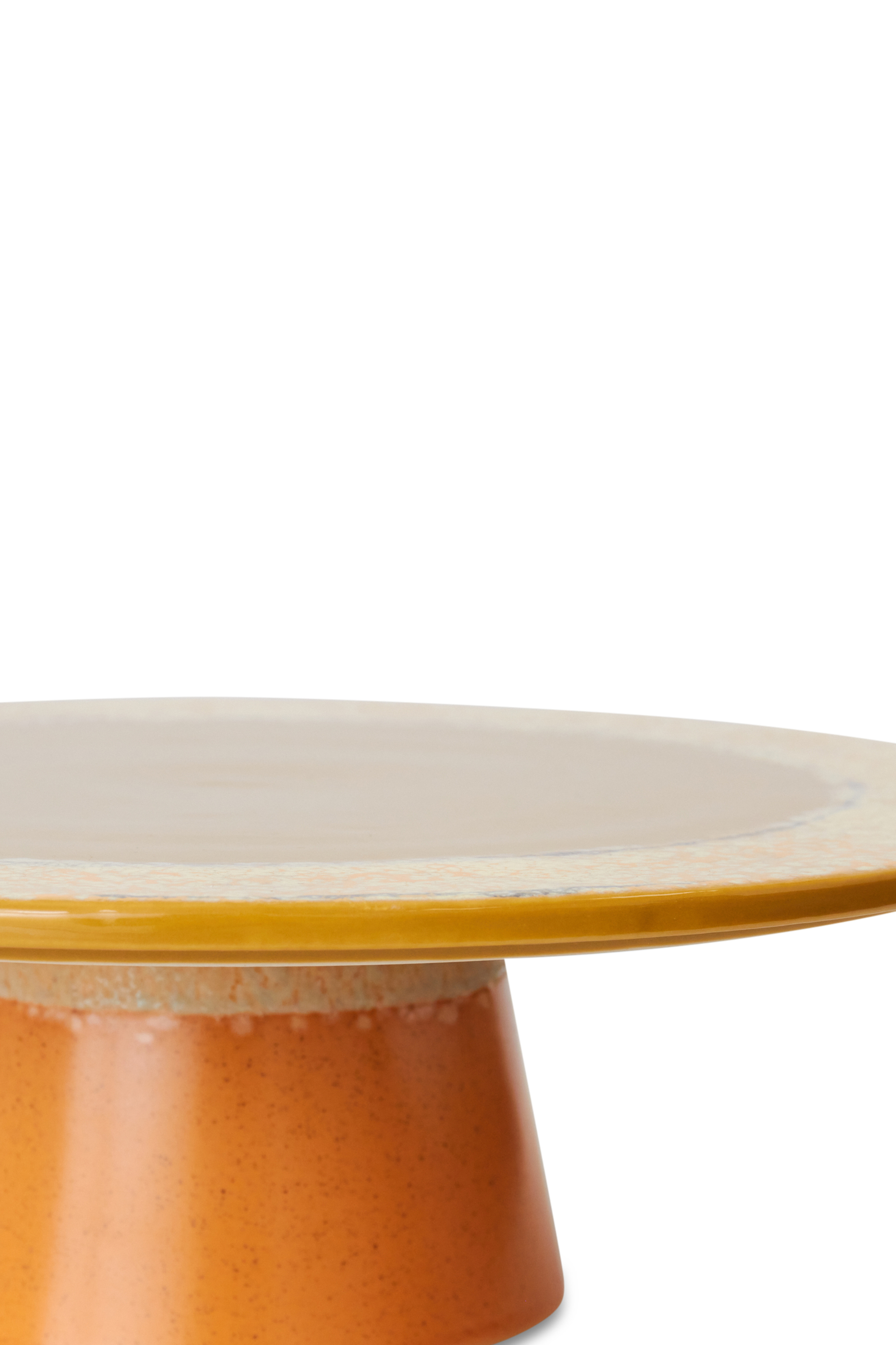 70s Ceramics: Papaya tálca