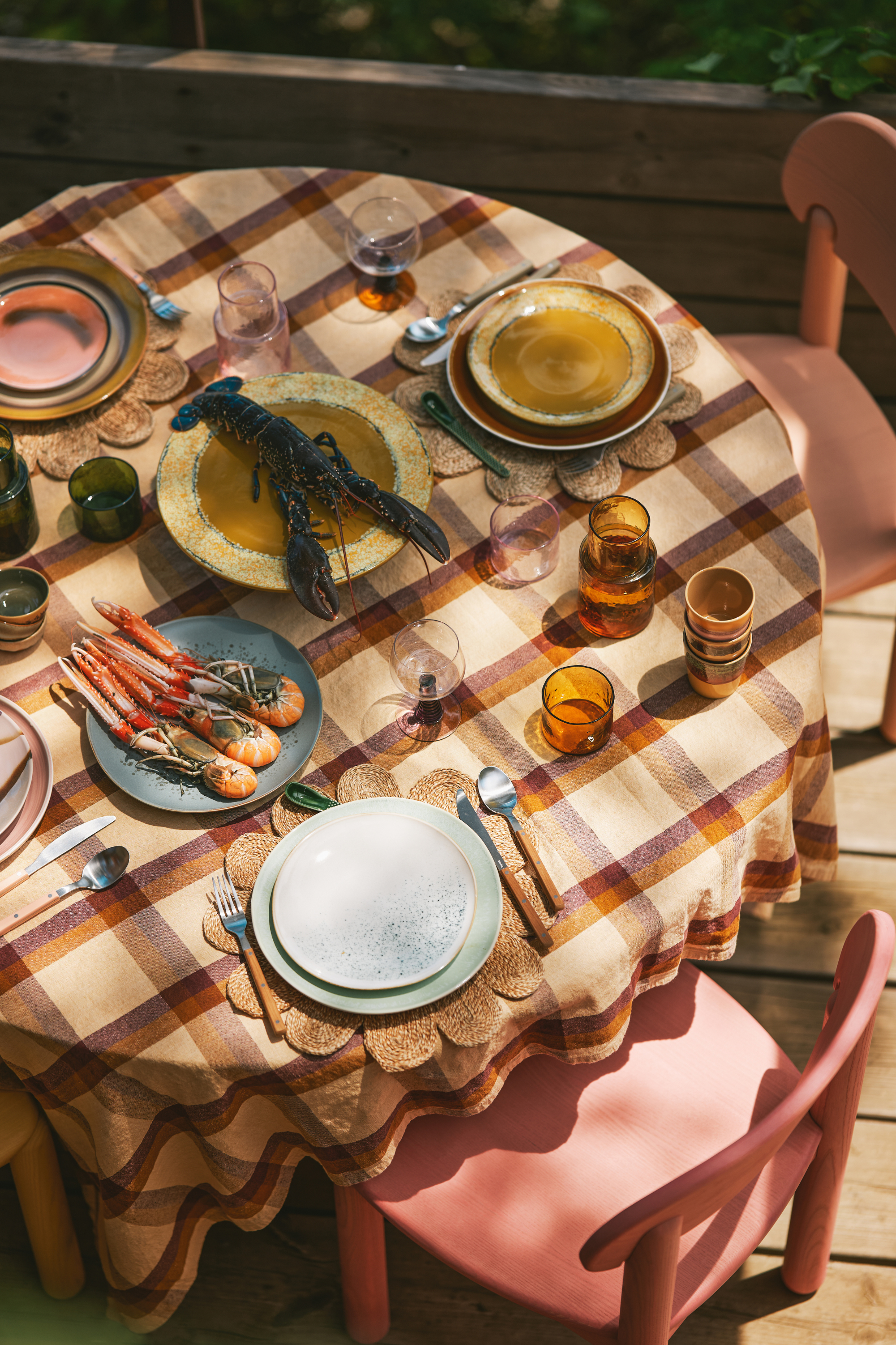 70s Ceramics: Papaya tálca