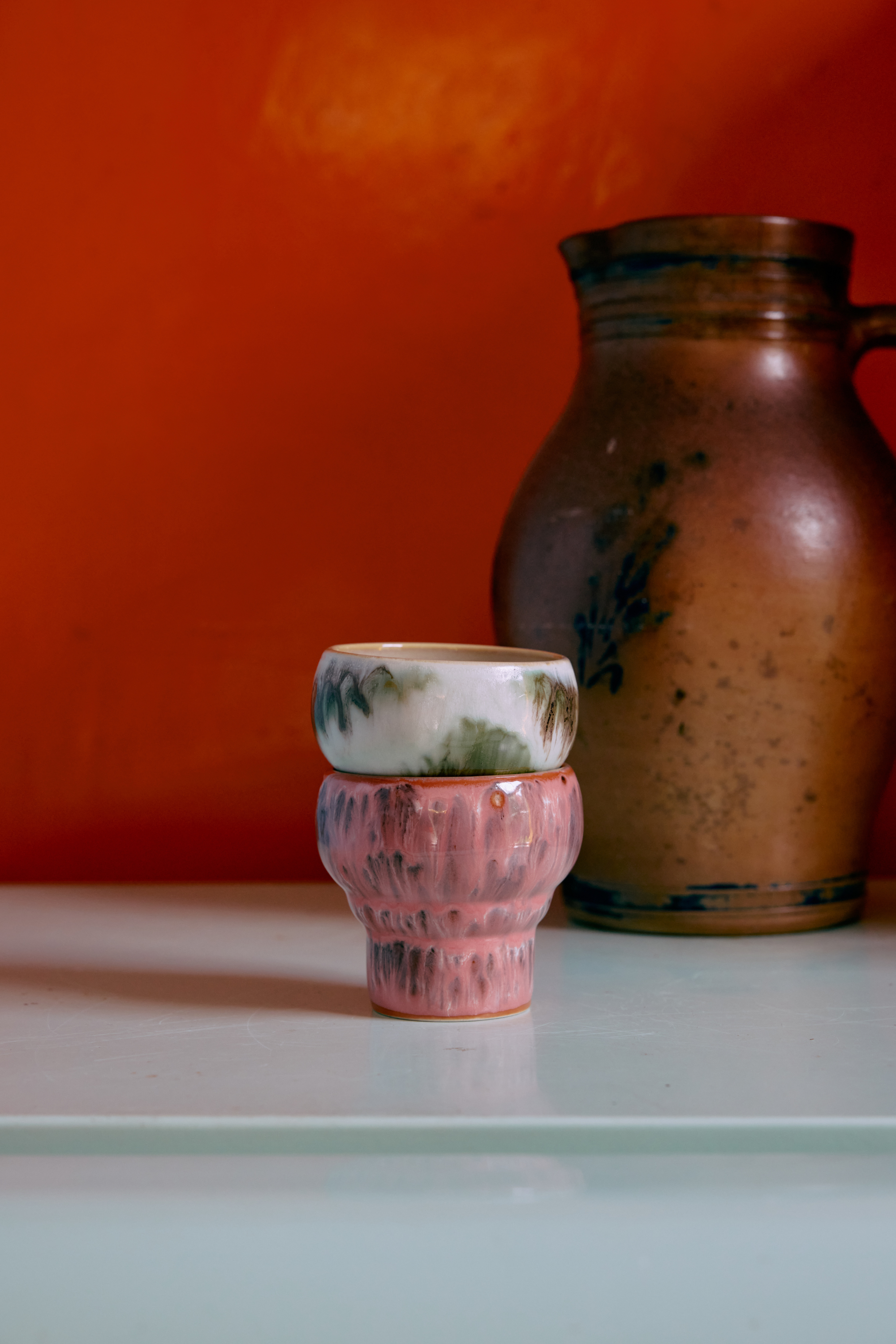70s Ceramics: Expression lungo csészék, 2 db