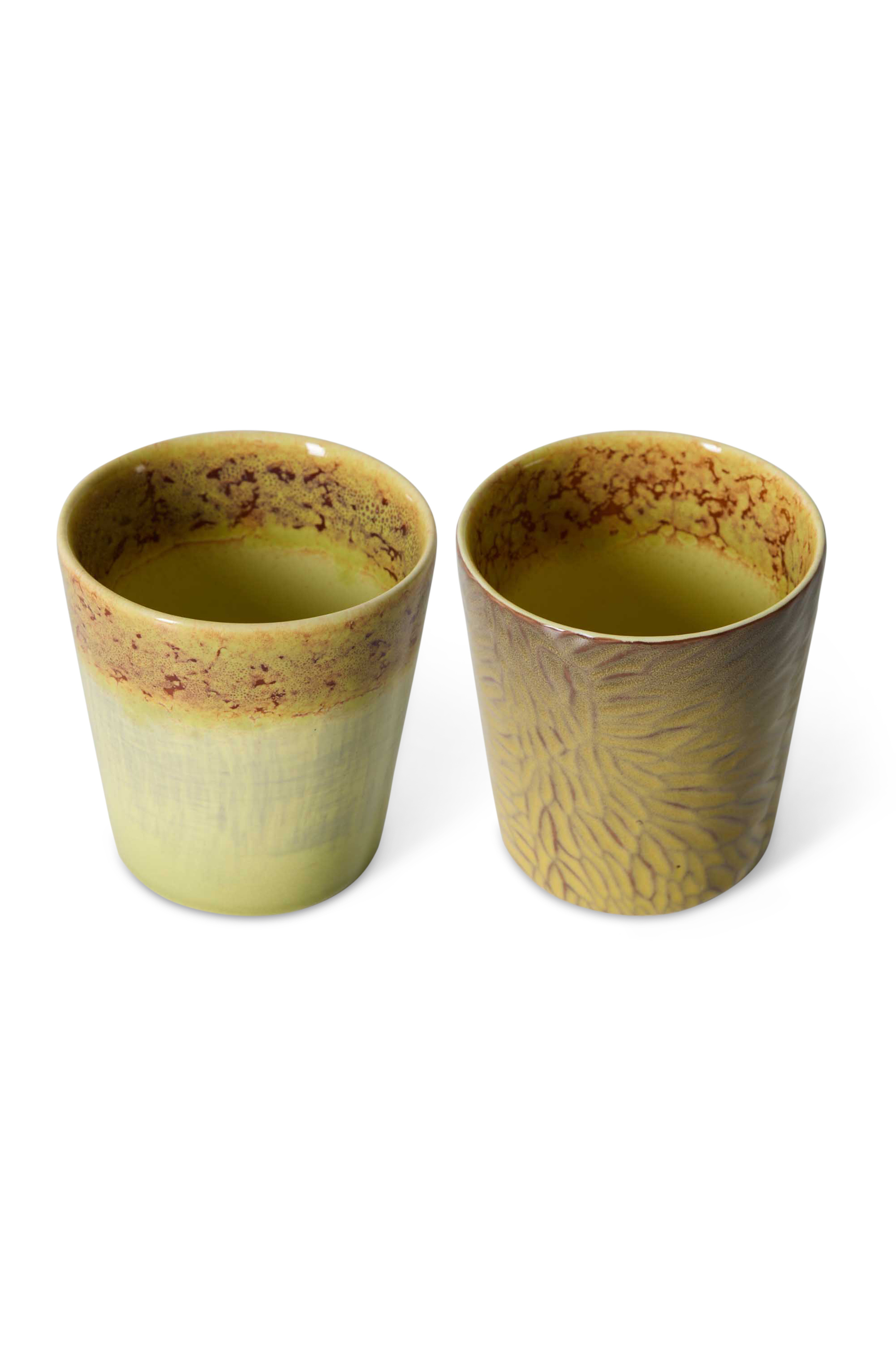 70s Ceramics: Van Gogh kávésbögrék, Napraforgó, 2 db