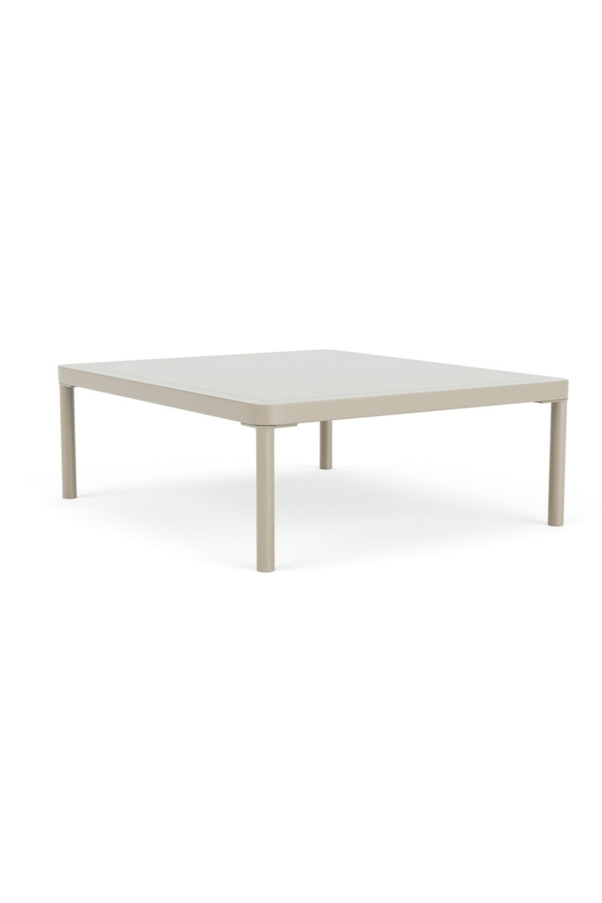 Hadley Outdoor Coffee table 60 x 70 Coral Sand Steel