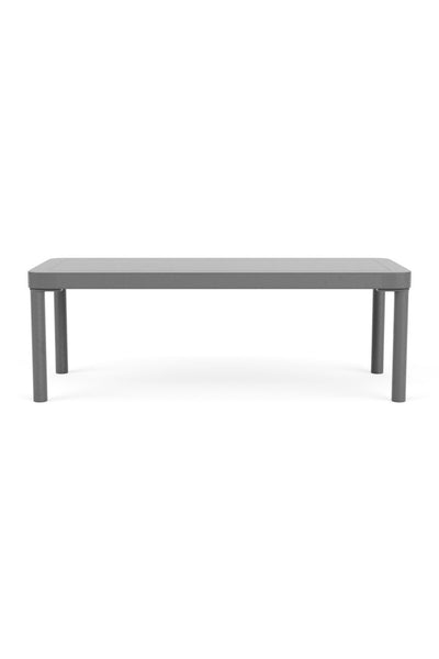Hadley Outdoor Coffee table 30 x 70 Anthracite Grey Steel