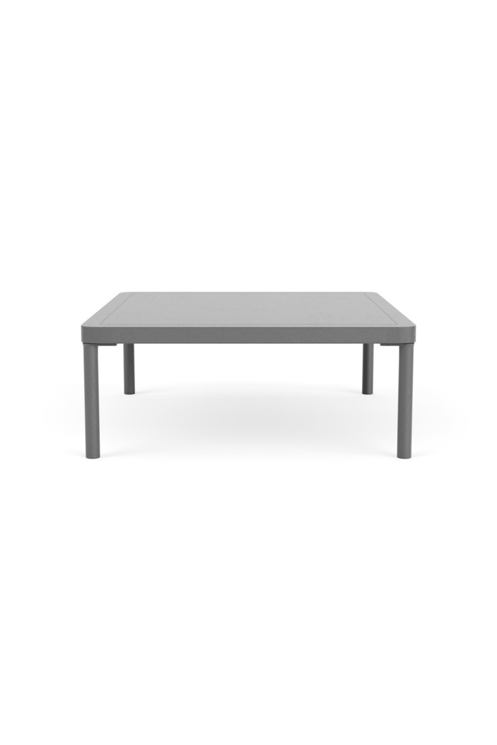 Hadley Outdoor Coffee table 60 x 70 Anthracite Grey Steel