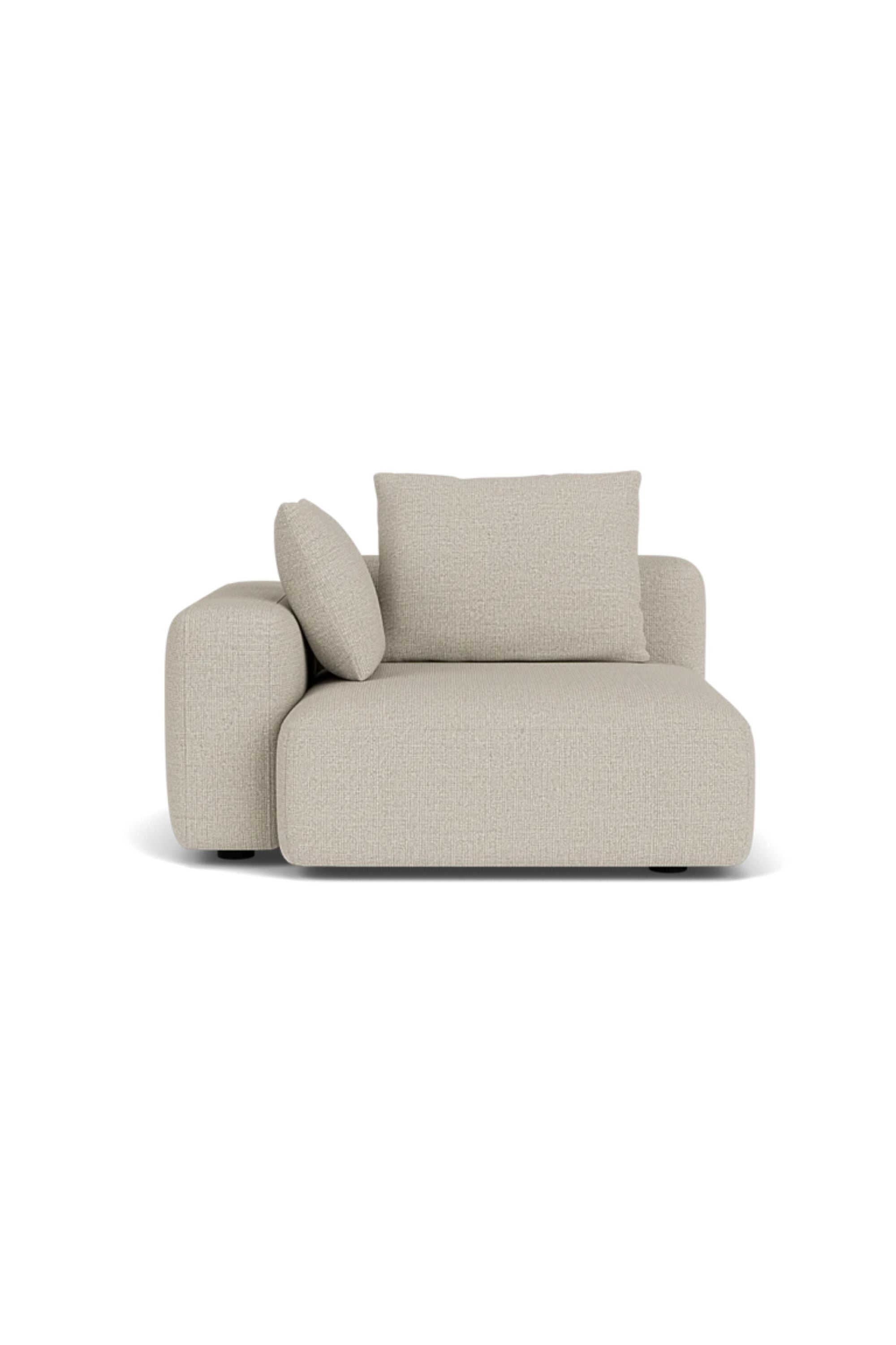 Hailey Module, 1-seater arm left Nola Sand