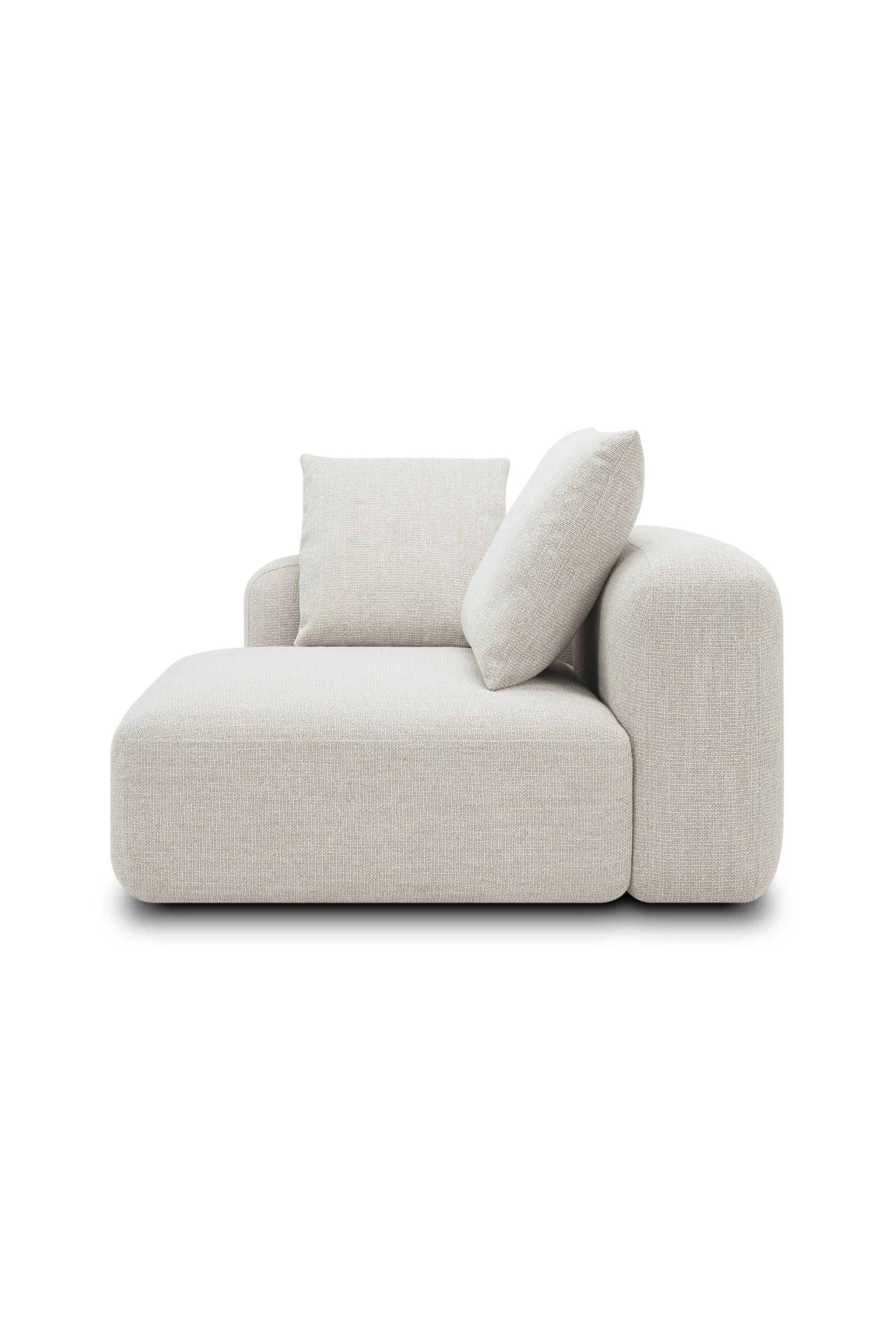 Hailey Module, 1-seater arm left Nola Sand