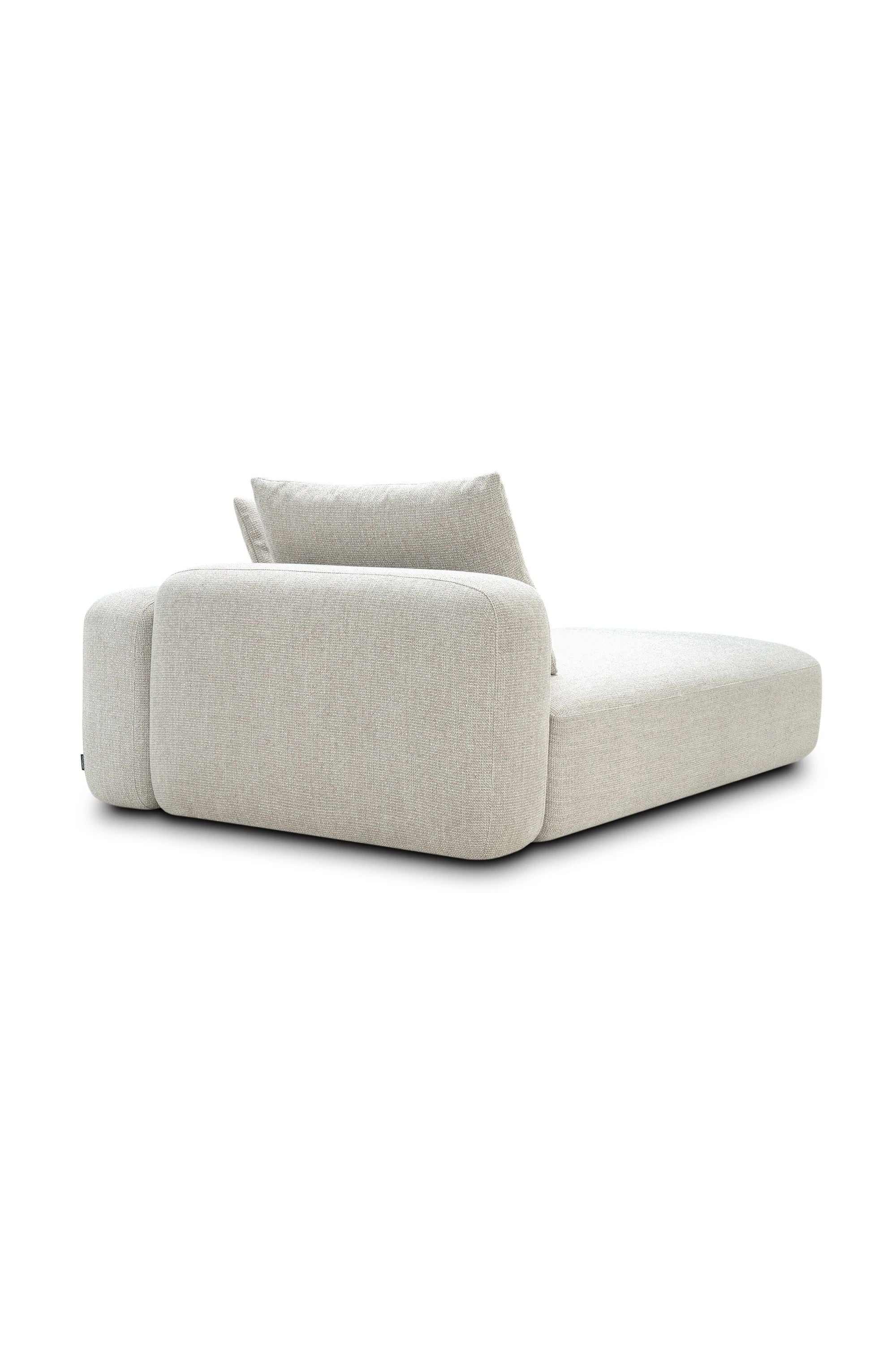 Hailey Module, Chaise longue arm right Nola Sand