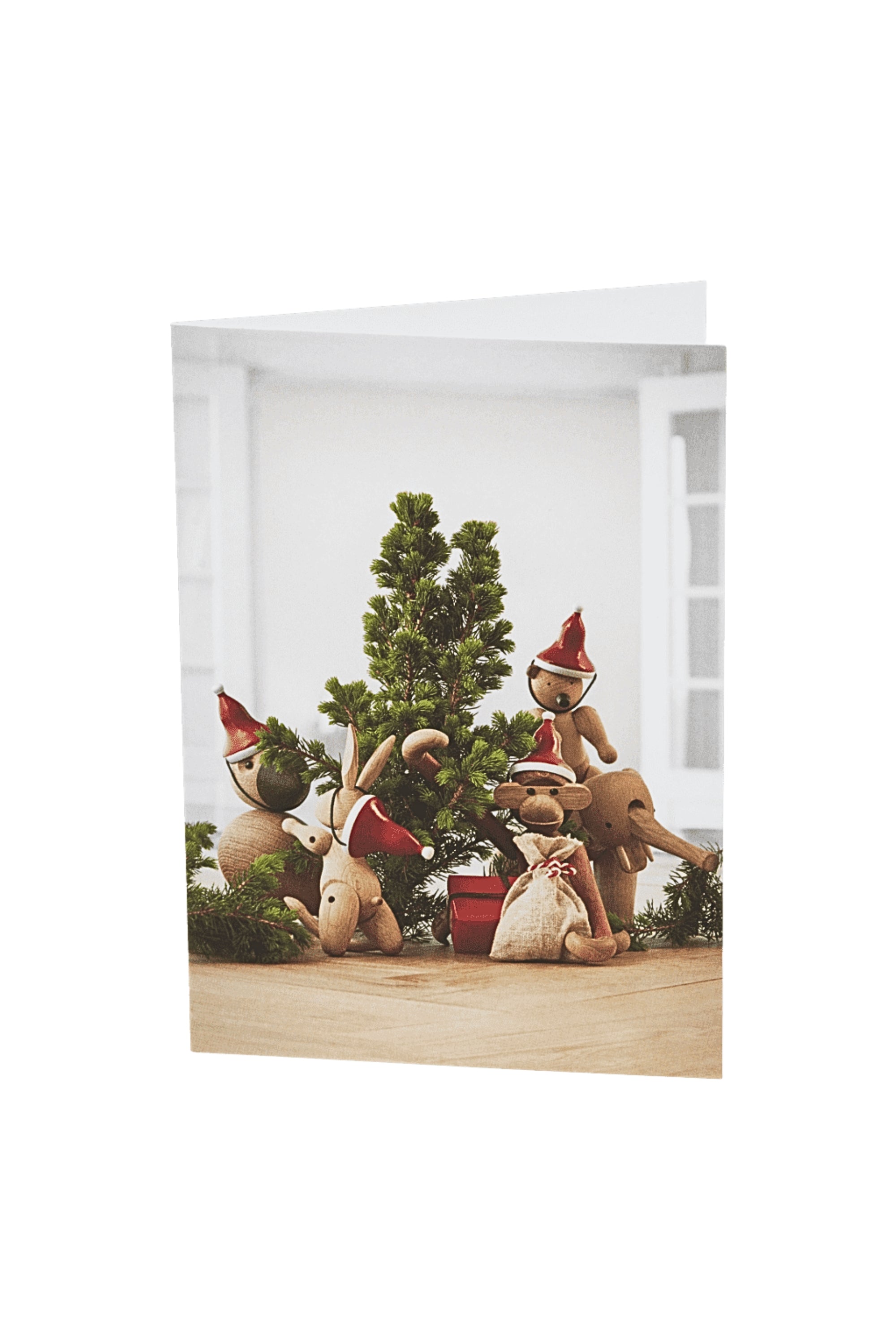 Karácsonyi fenyőfás képeslap A6