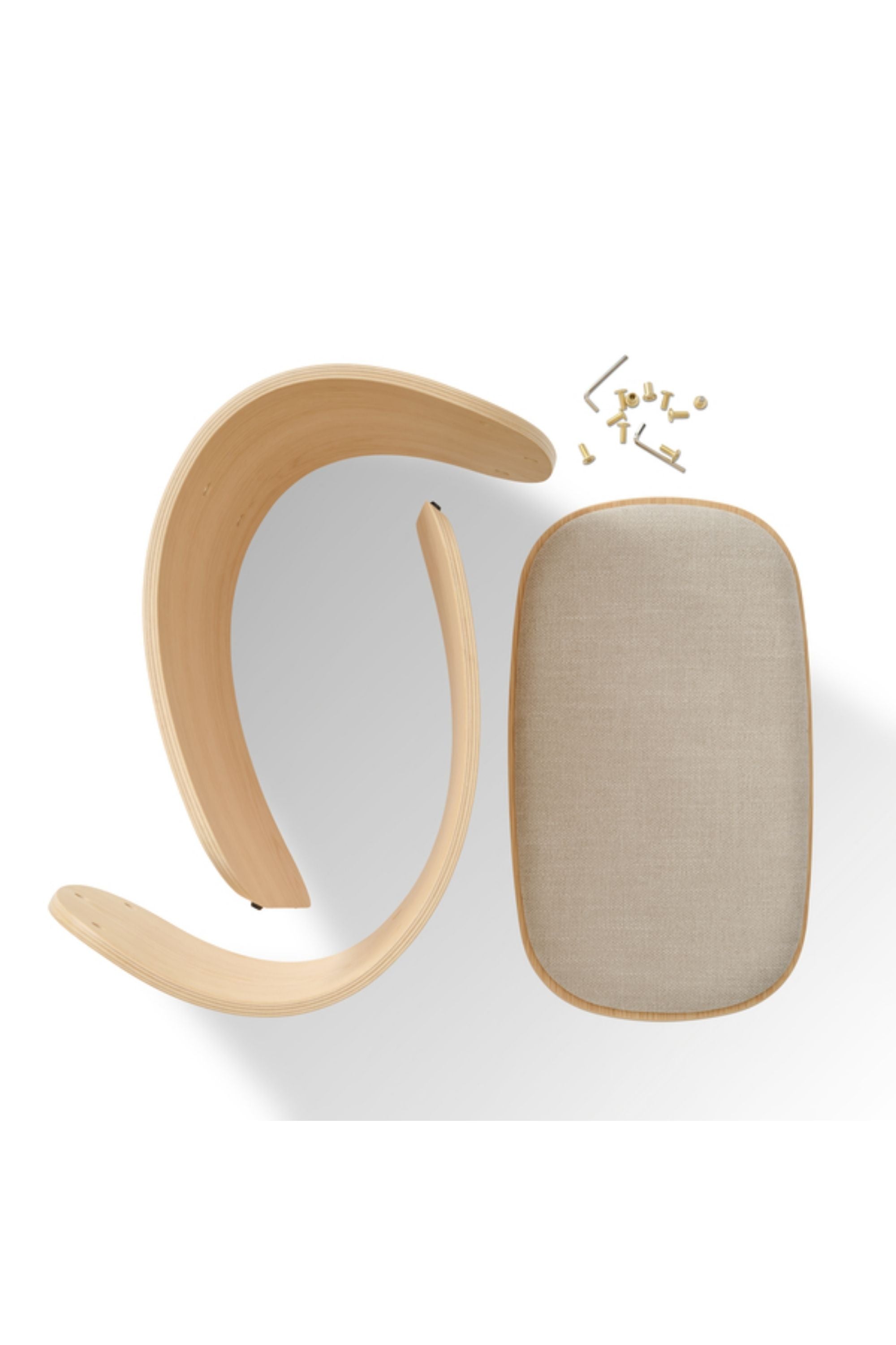 LUNO STOOL Oak Beige