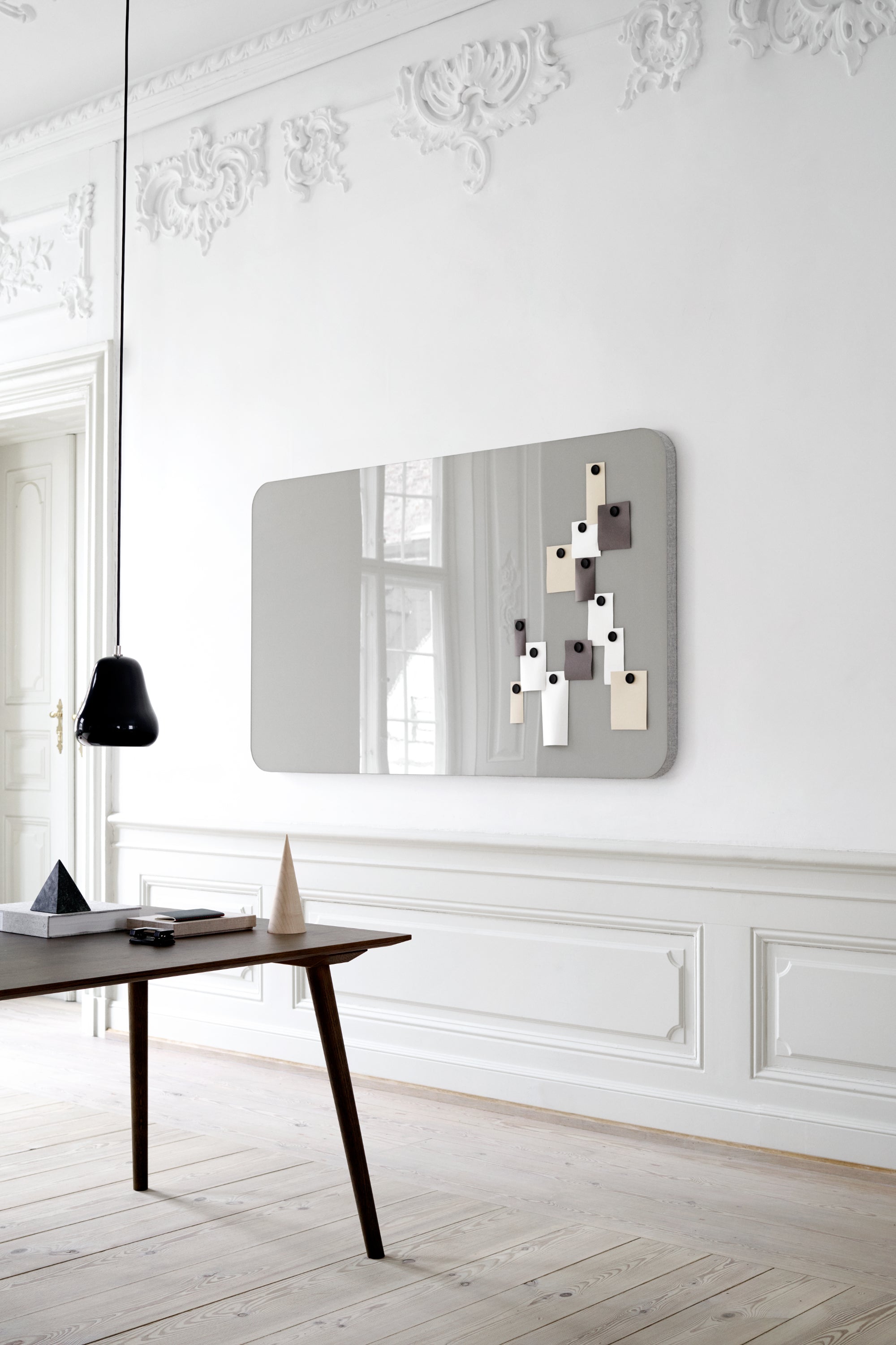 Mood Fabric Wall Whiteboard beige