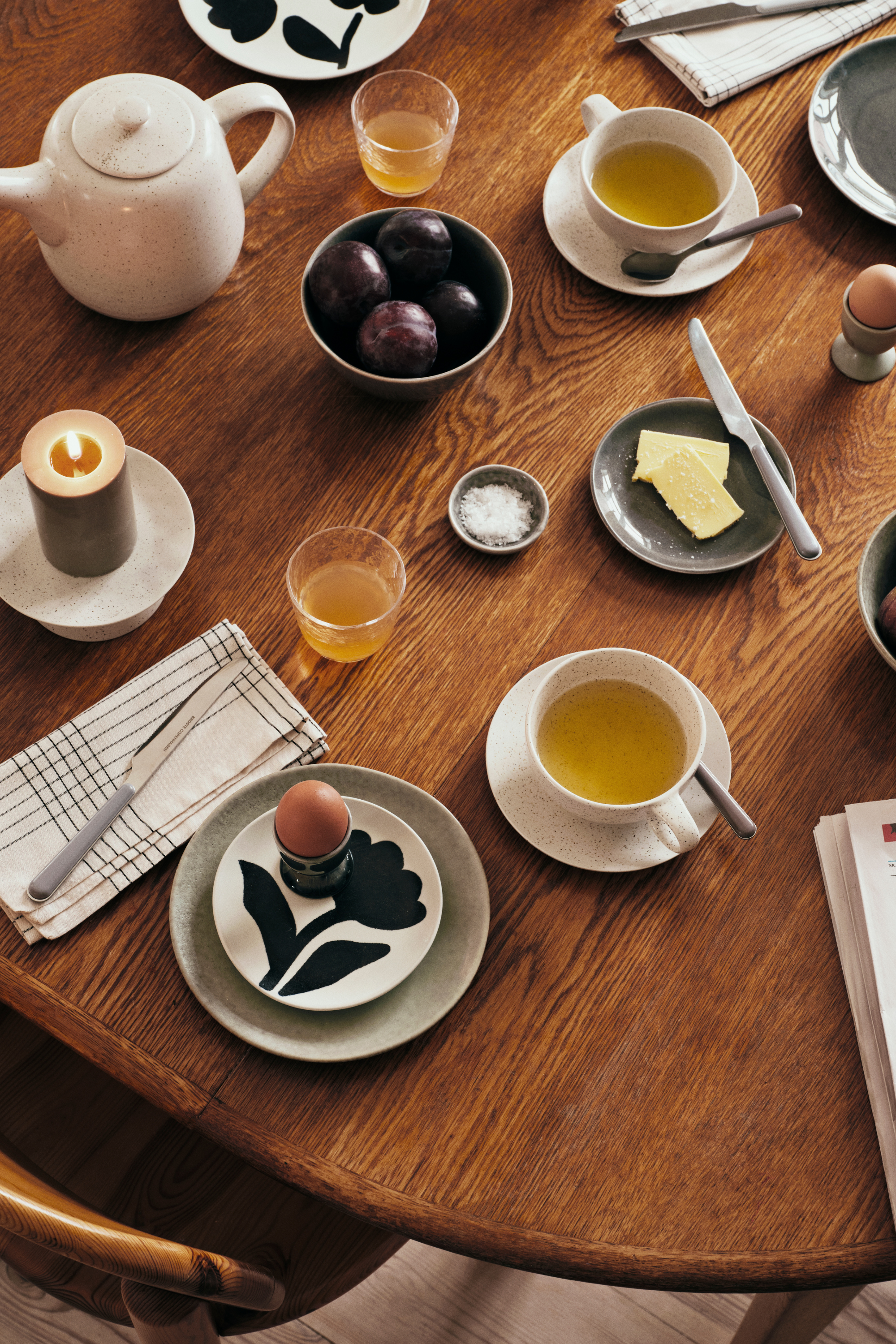 Nordic Rain desszert/ebéd tányér