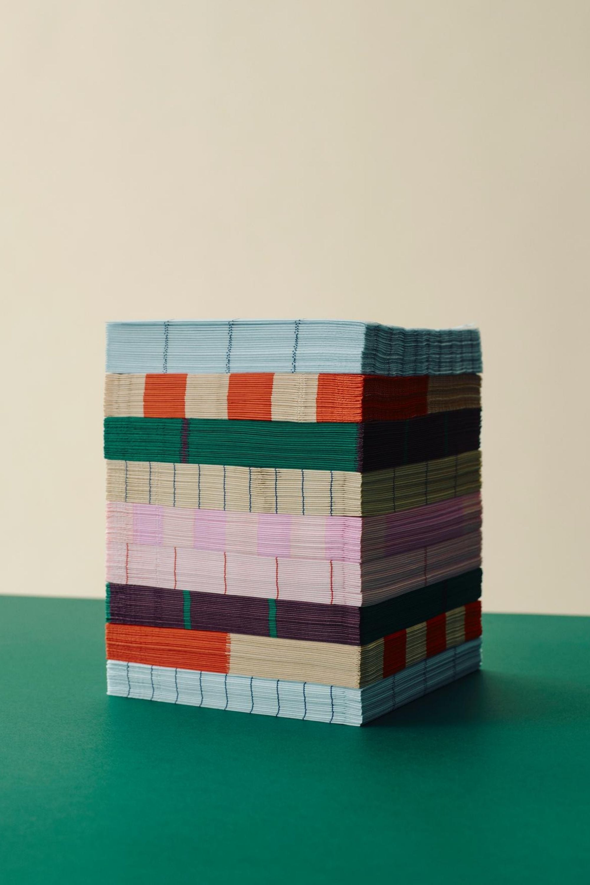 Pattern szalvéták, 20 db,  világos rózsaszín - sötétkék
