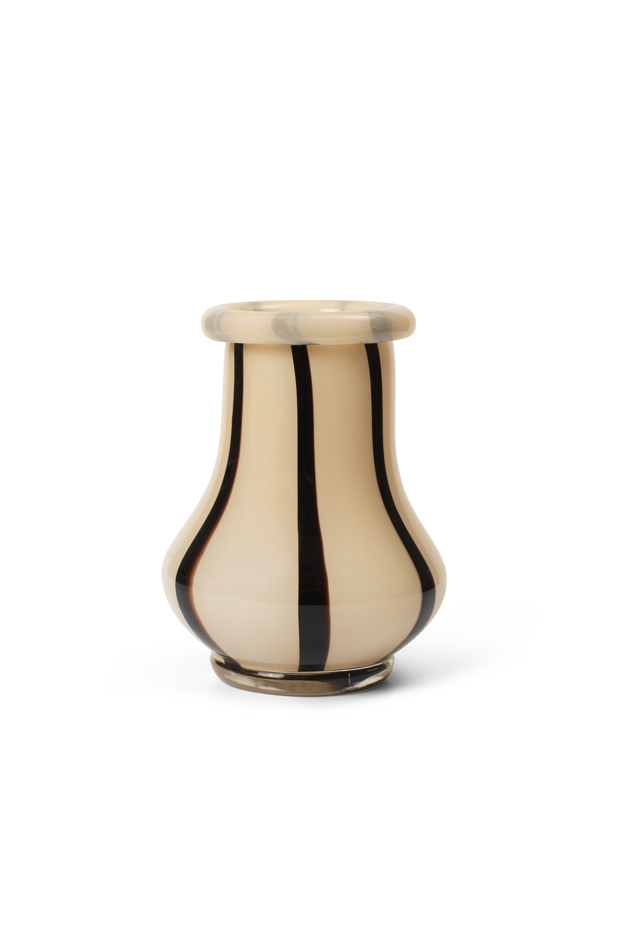 Riban vase H19 cream