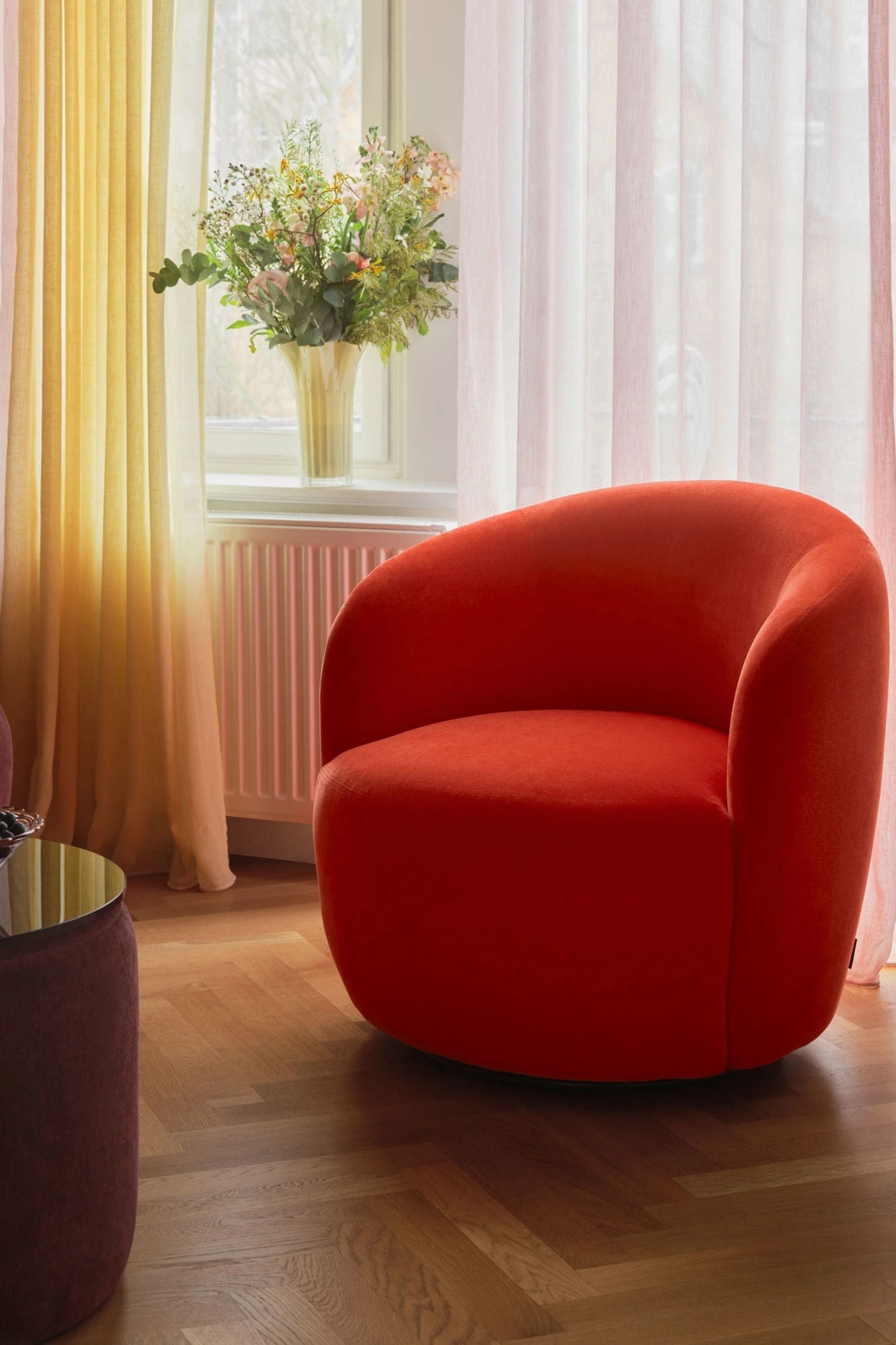 Rosie fotel Moss Cherry