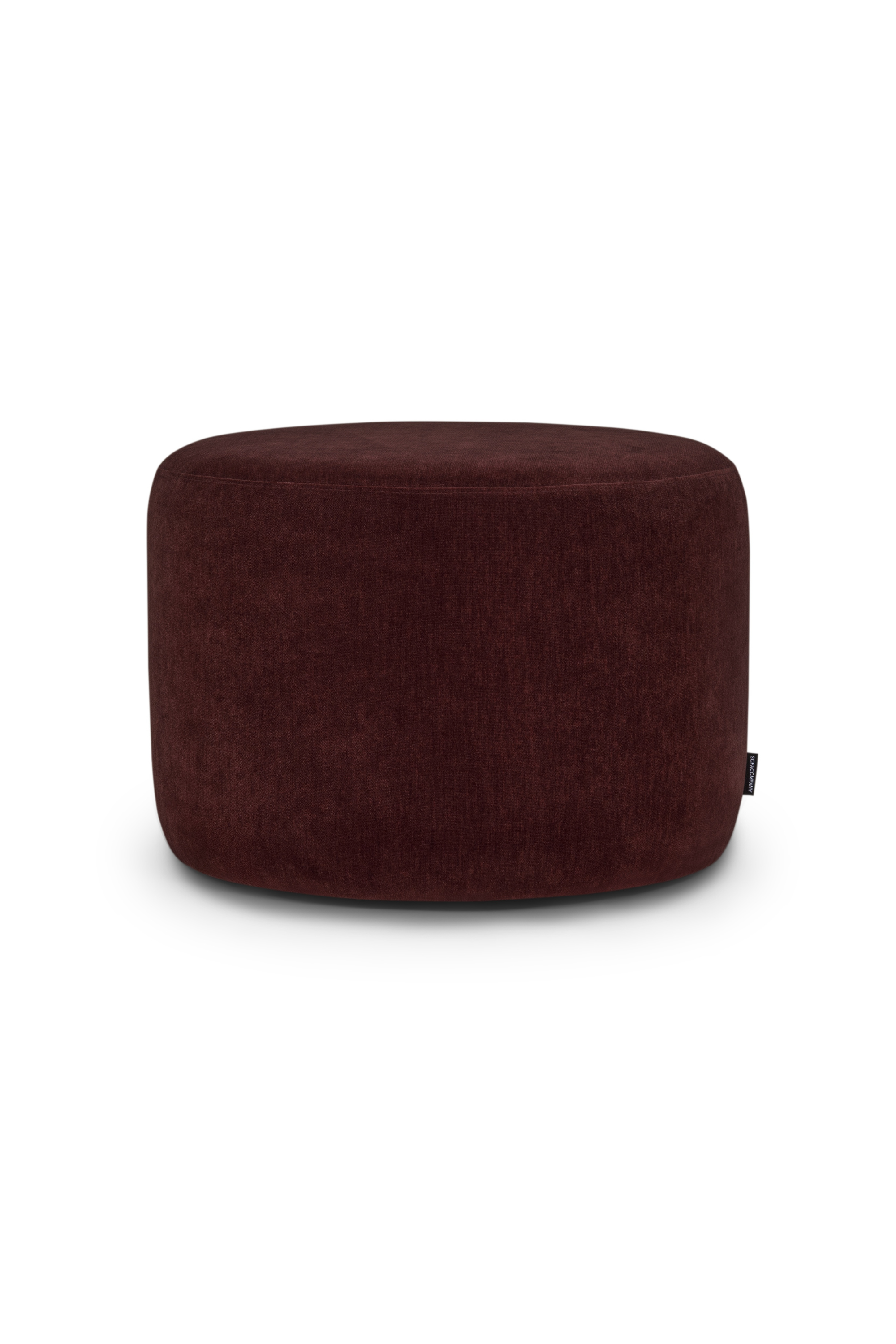 No. 9 Pouf Moss Burgundy
