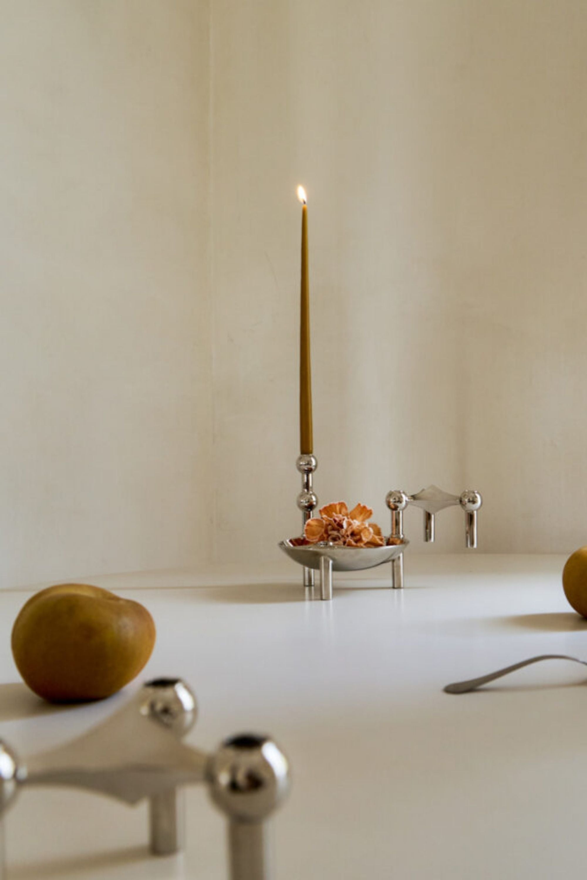 STOFF Nagel króm váza