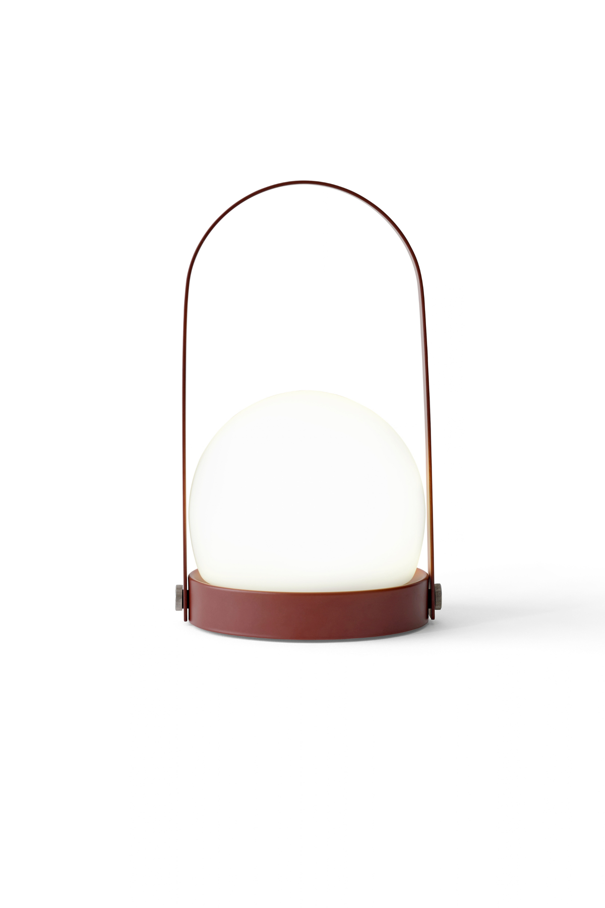 Carrie portable lamp burned red