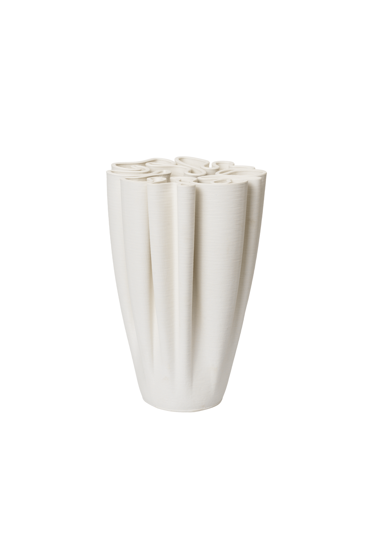 Dedali Vase Large, Off-White