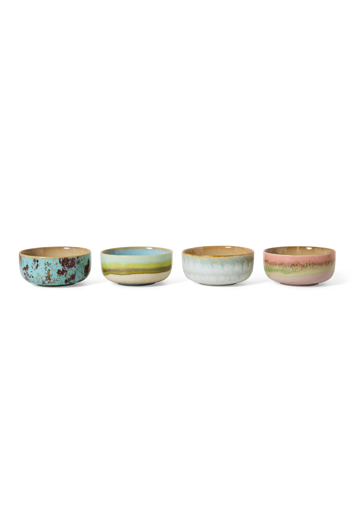 70s ceramics dessert bowls, impression