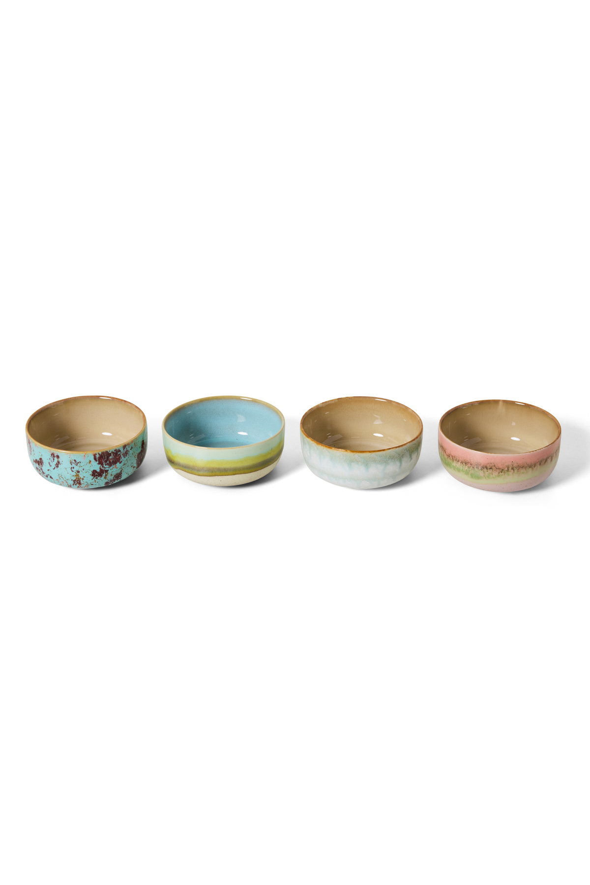 70s ceramics dessert bowls, impression