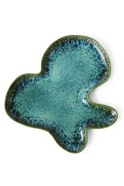 Shell plate teal