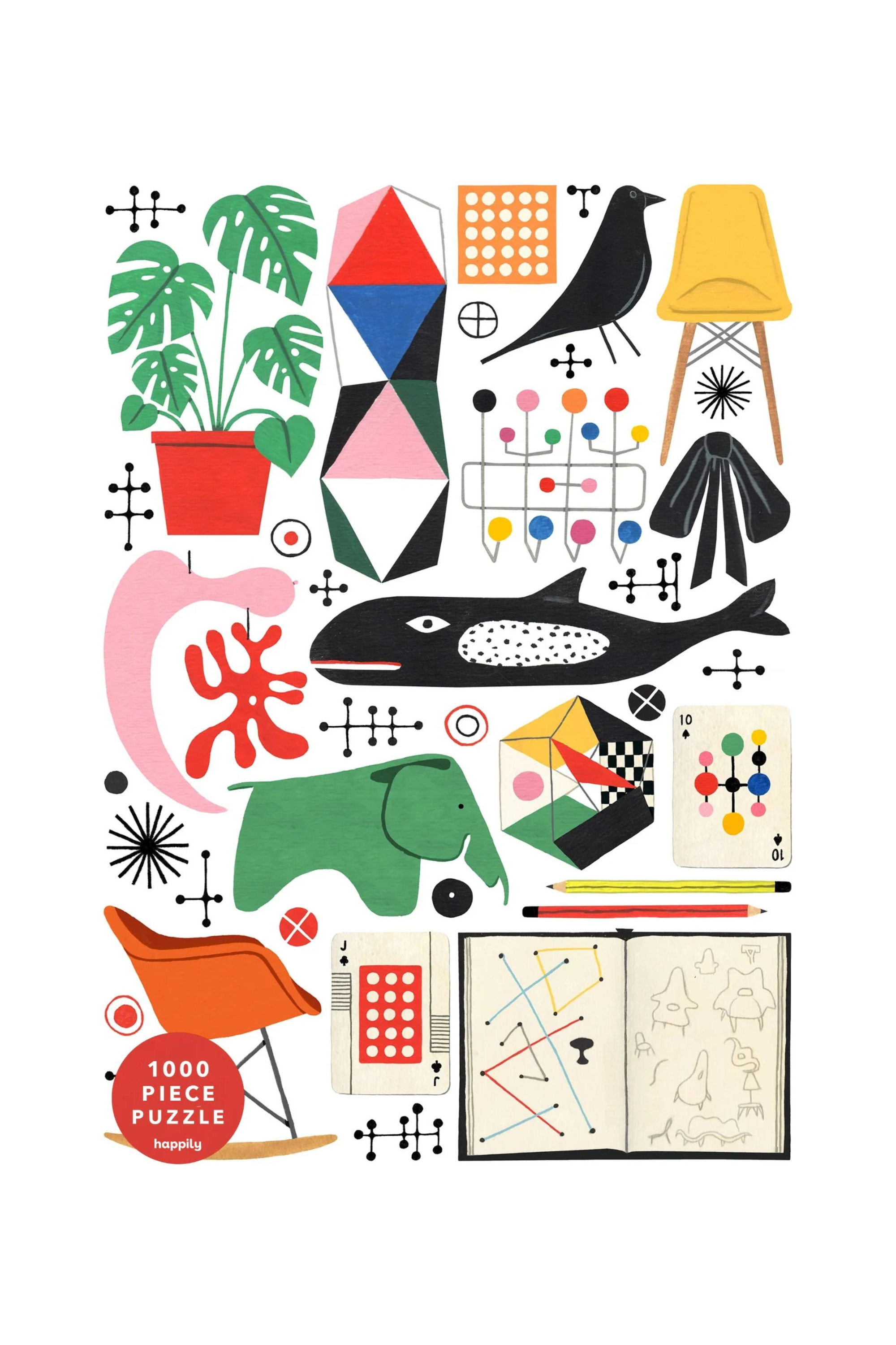 Eames - 1000 darabos puzzle