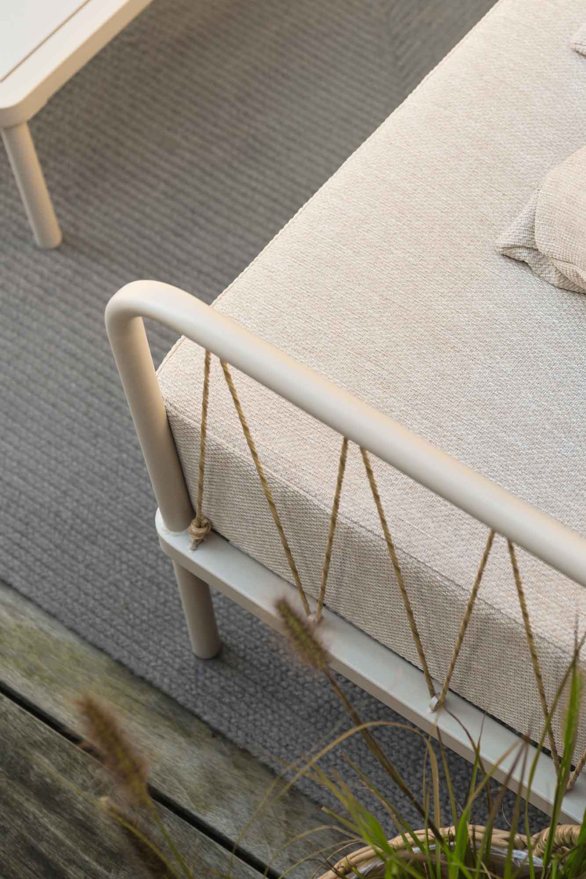 Hadley Outdoor 2-seater Sofa, marzipan