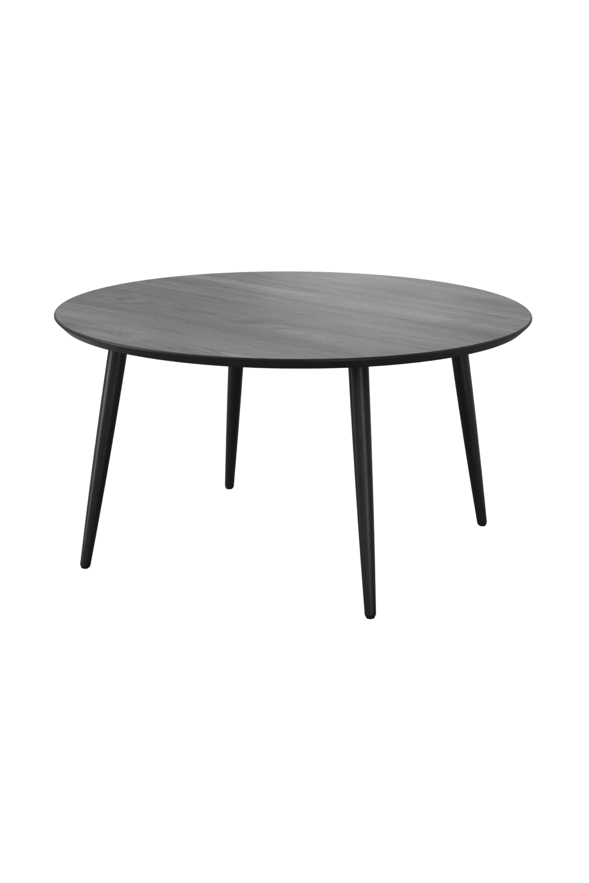 Hubert Coffee table ø90 cm Black Linoleum