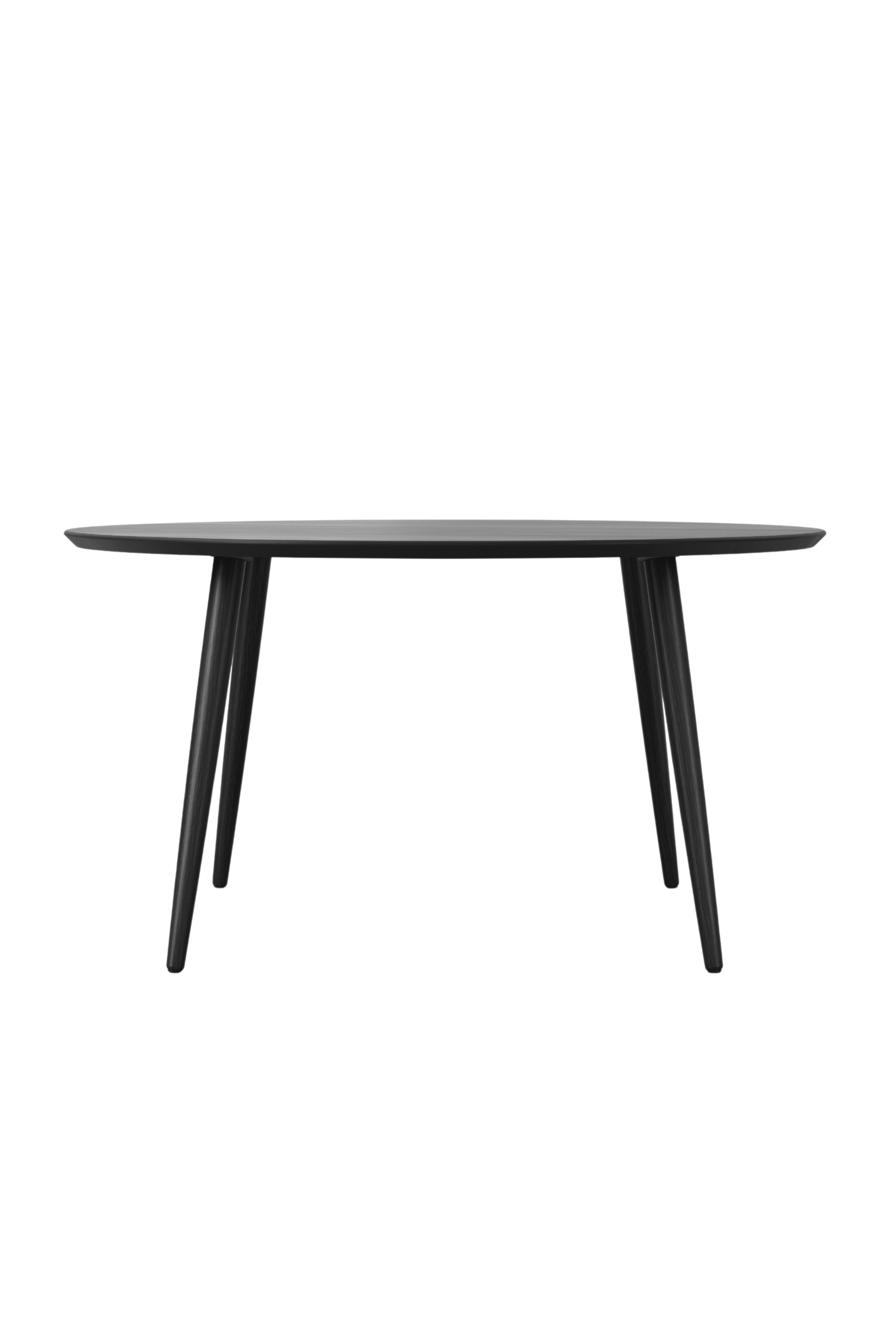 Hubert Coffee table ø90 cm Black Linoleum
