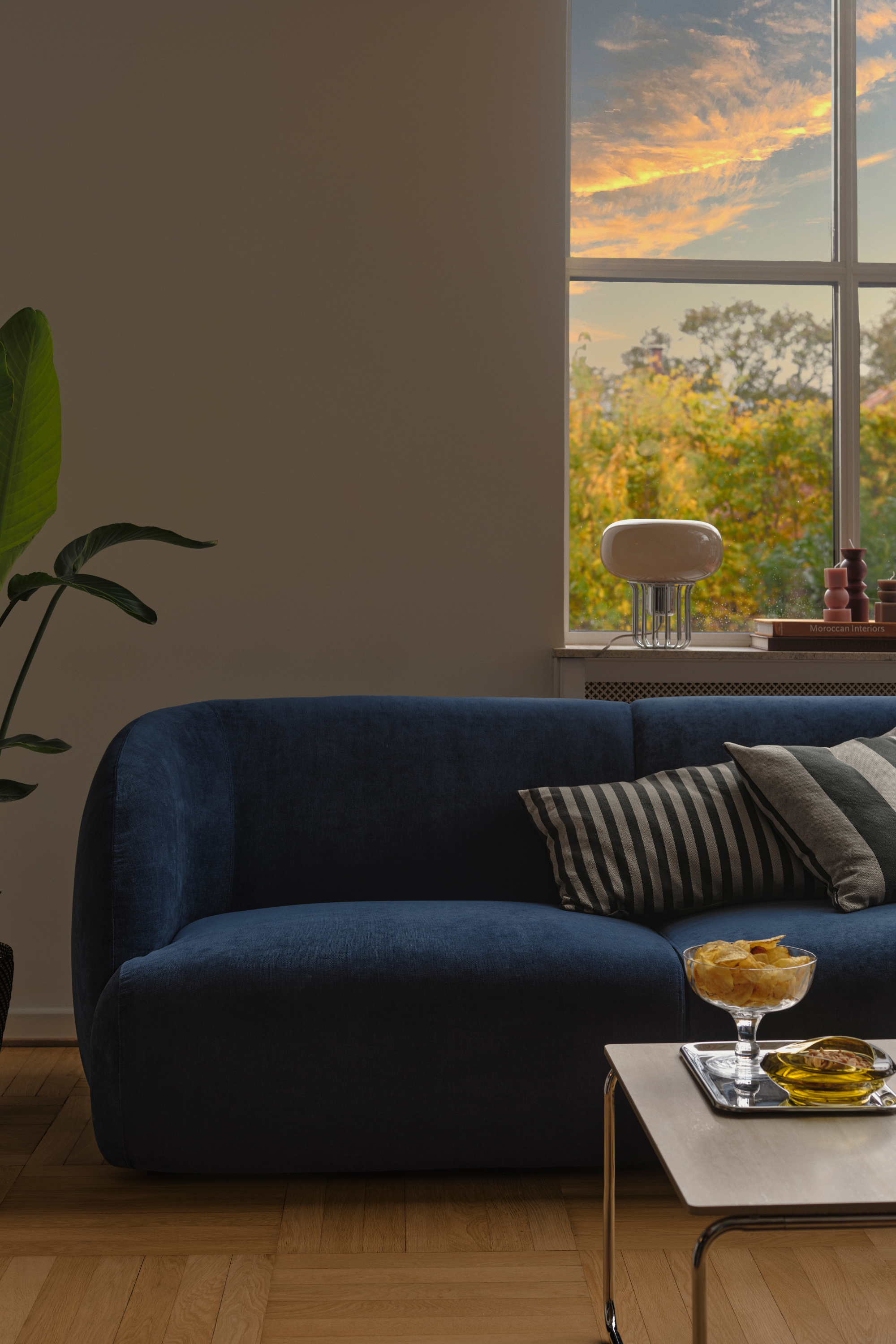 Paula 3 Planet Legion Blue Sofa