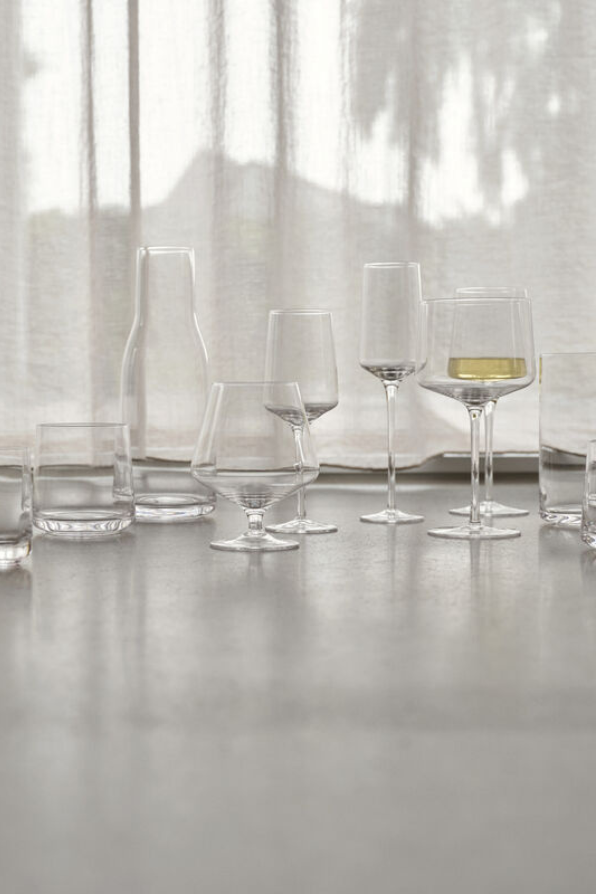 Rocks White wine glass set