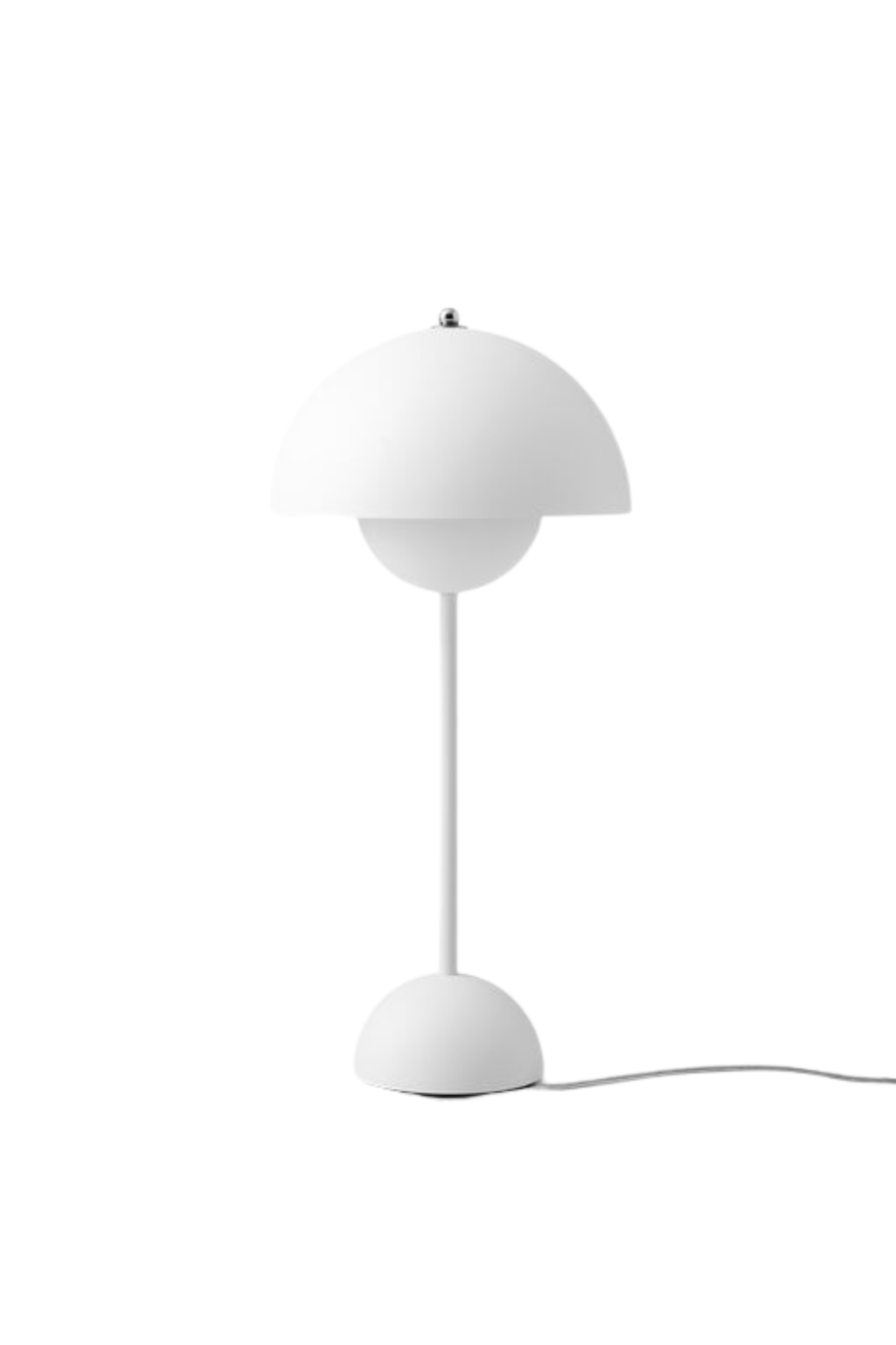 VP3 Flowerpot table lamp, matt white