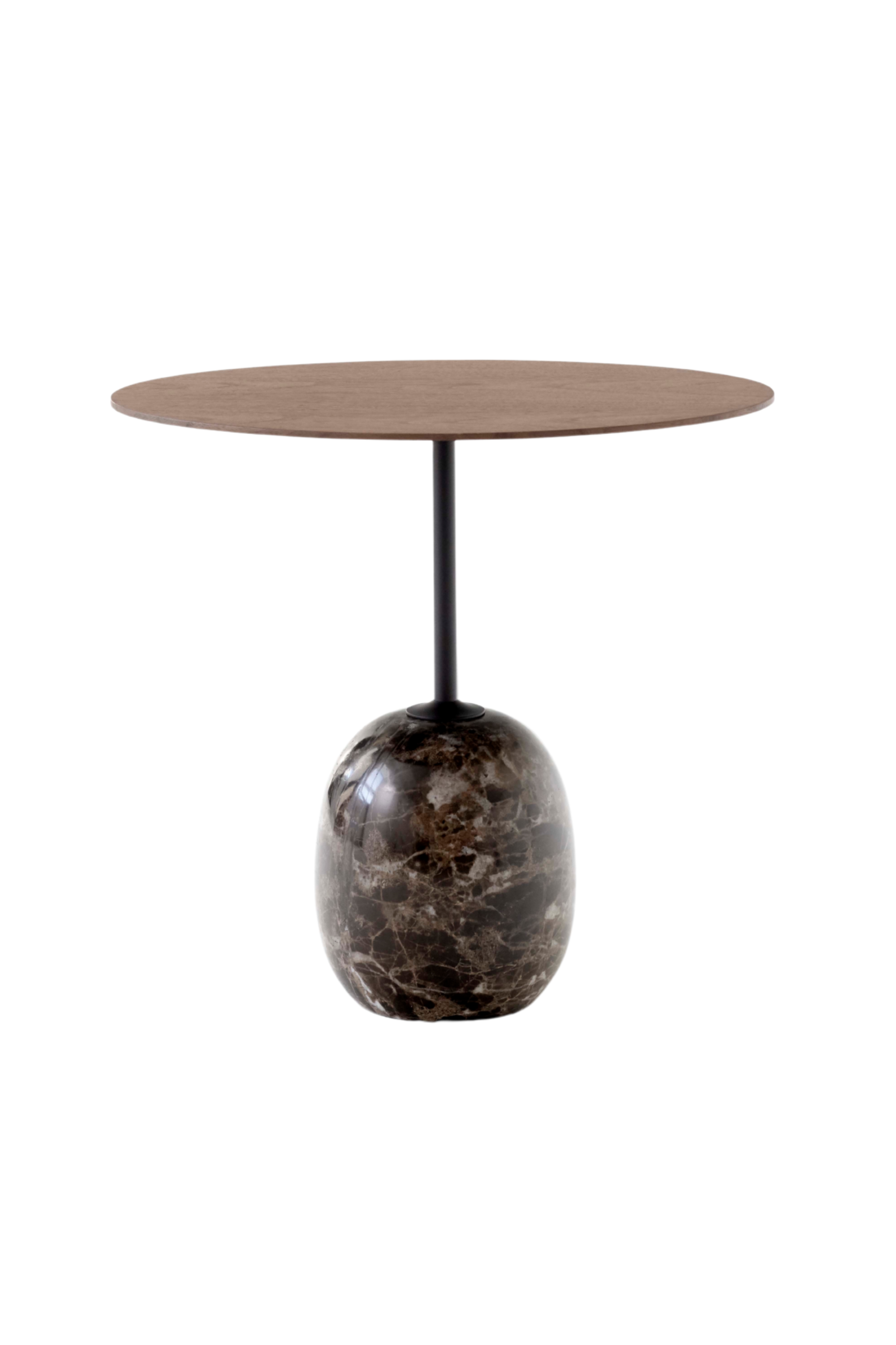 Lato LN9 Lacquered Walnut w. Emparador marble