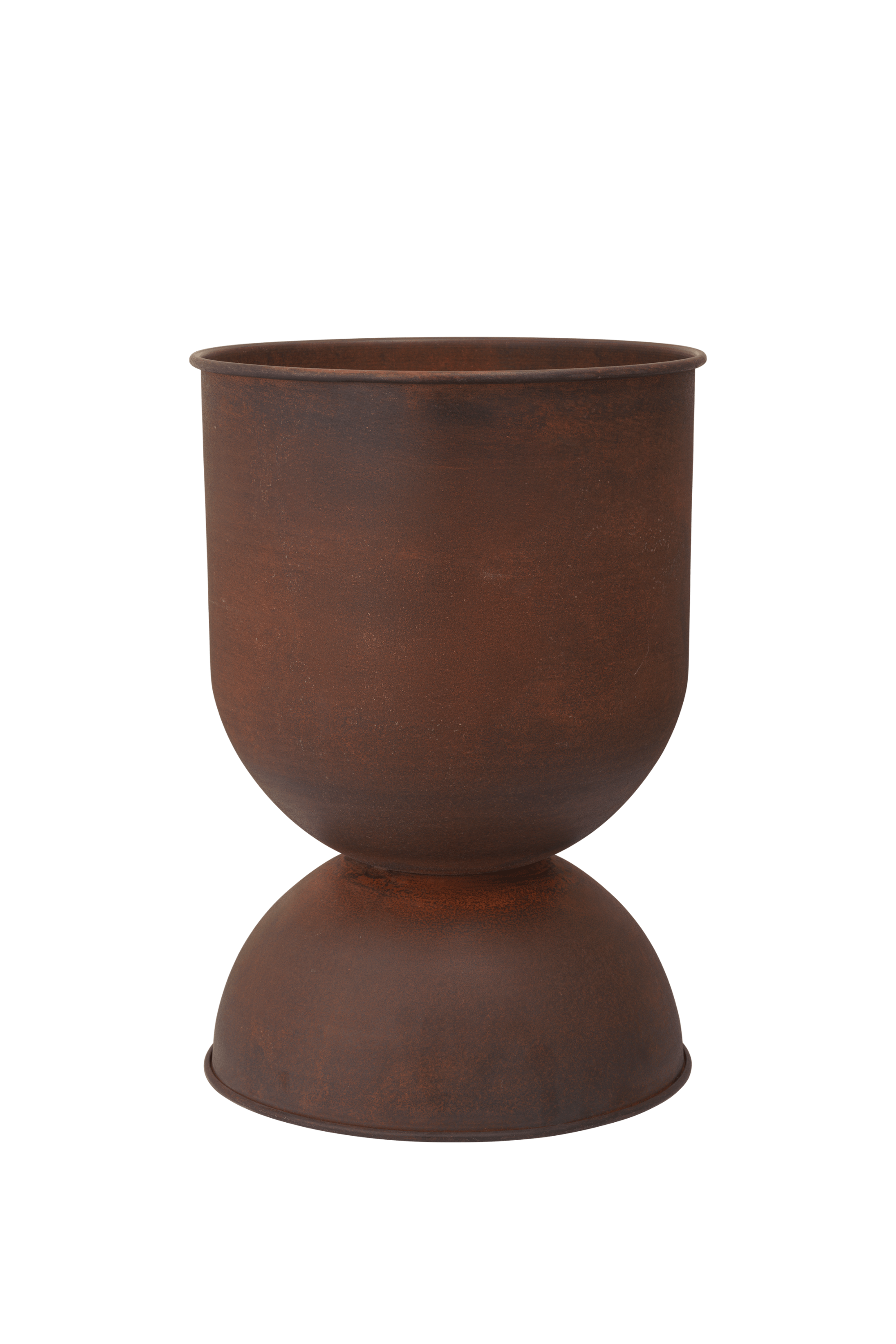 Hourglass kaspó, rust, közepes
