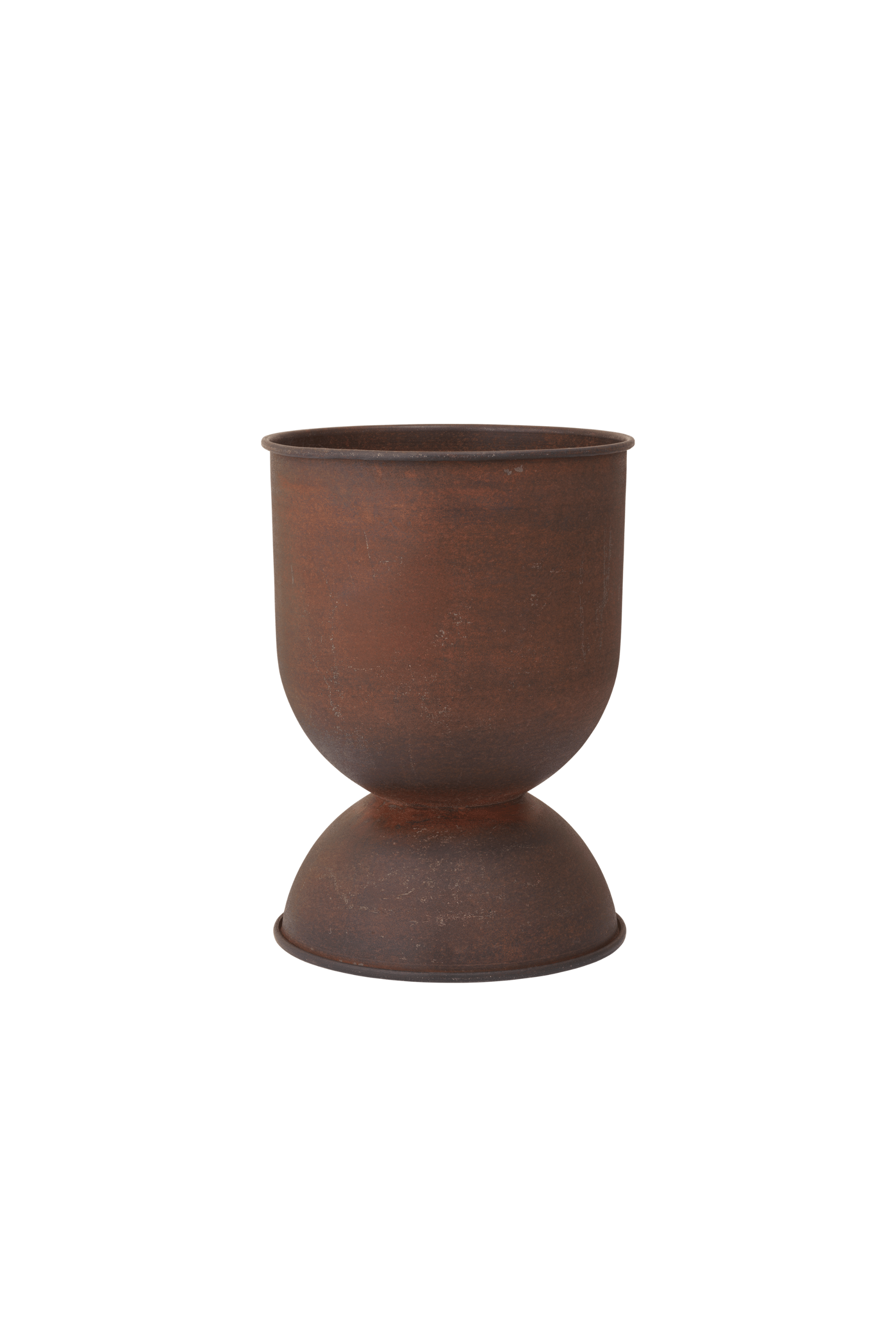 Hourglass kaspó, rust, kicsi